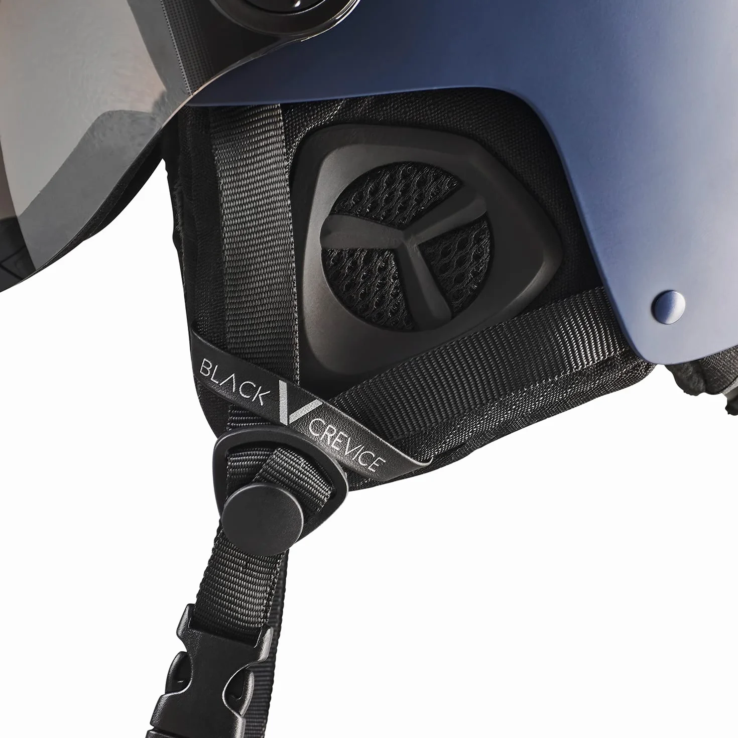 Black Crevice Kask narciarski z wizjerem Kirchberg I oddychający kask narciarski dla mężczyzn i kobiet z otworami wentylacyjnymi I wysokiej jakości kask narciarski unisex I regulowany kask narciarski