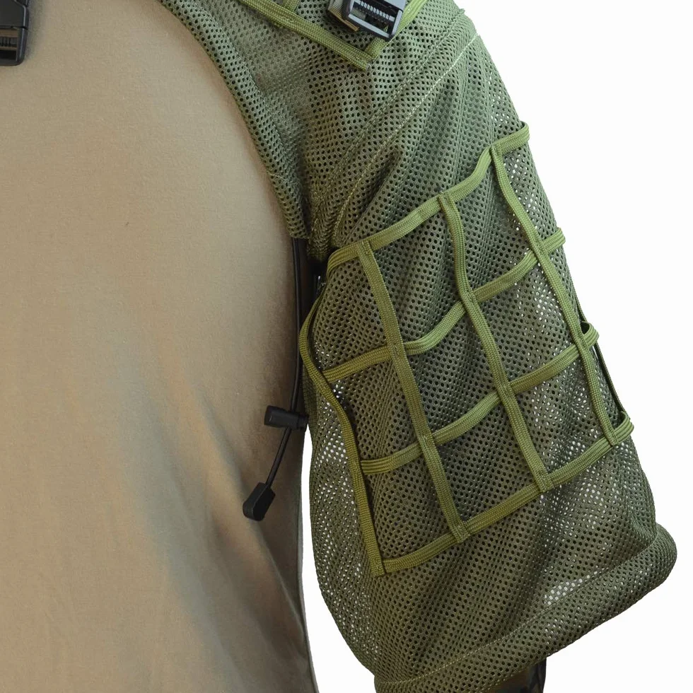 ROCOTACTICAL Sniper Ghillie Suit Foundation, Ripstop, Ghillie Viper Hood, kamuflażowy płaszcz snajperski