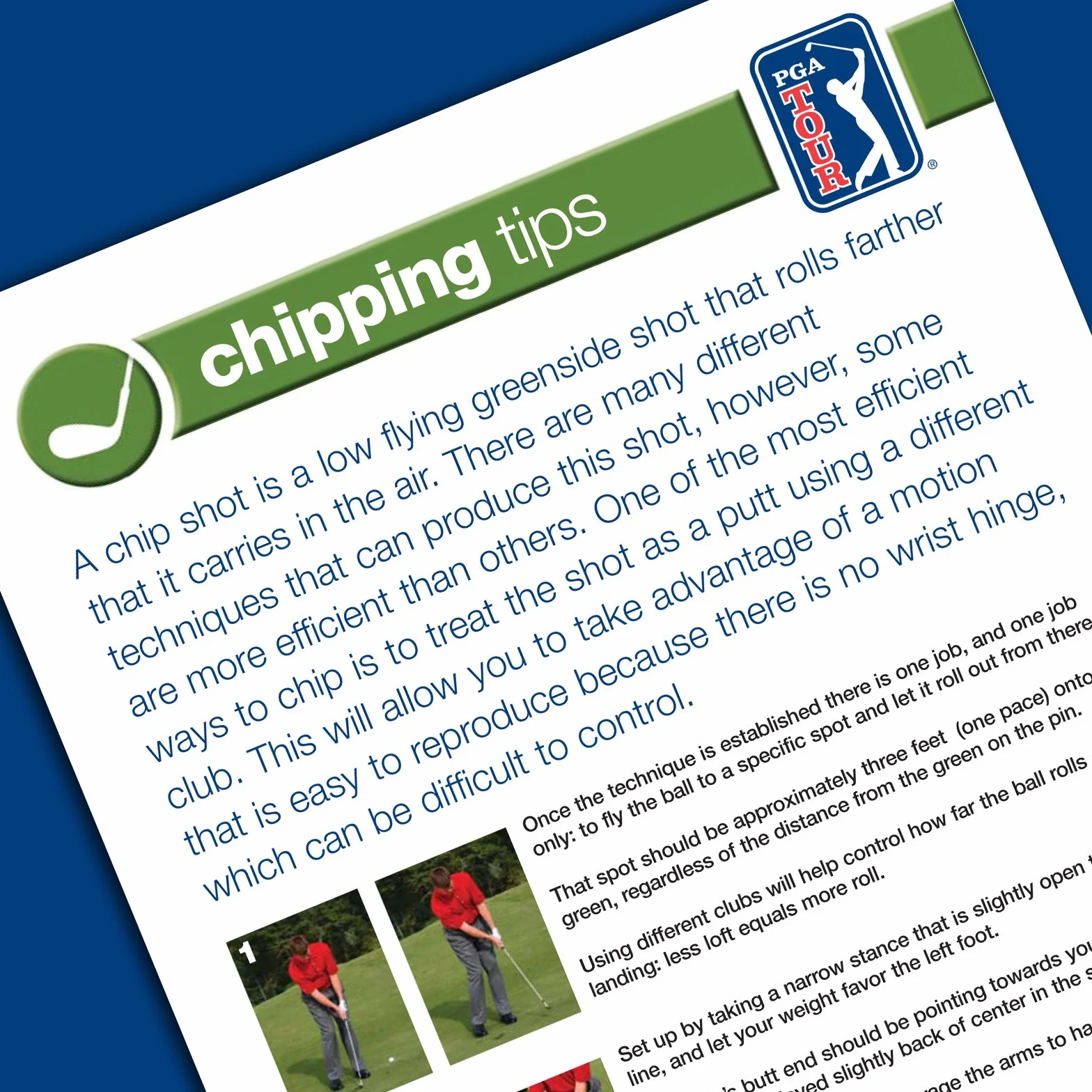 PGA Tour Chipping siatka Pop-Up
