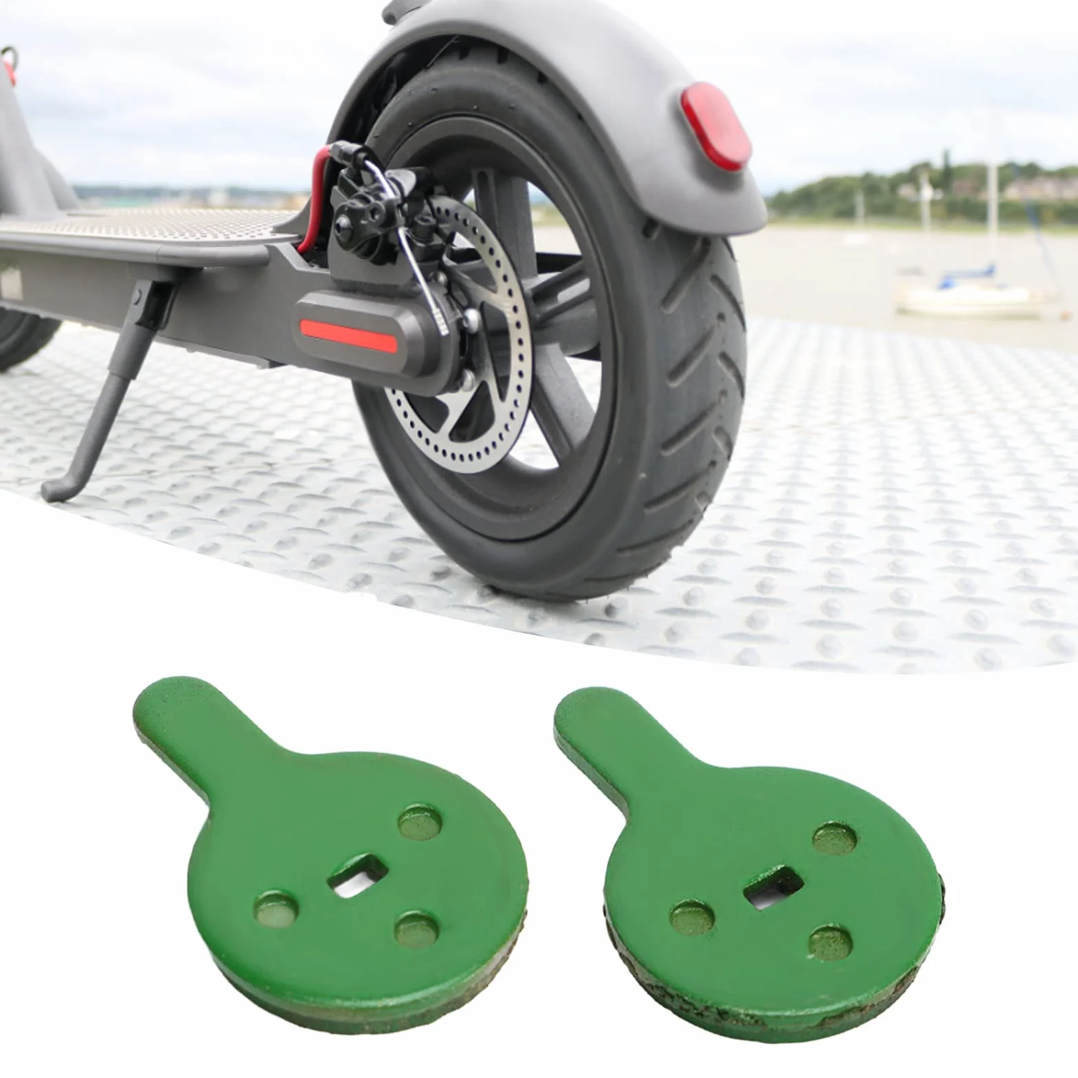 Klocki Hamulcowe do Skutera Elektrycznego Kugoo G2 Pro do BOLI BB8 NOVELA YINXING BOLIDS Hulajnoga Rowerowa Tarcza Hydrauliczna 5 par Miedziana Półmetalowa Gładka Wymiana Hamowania