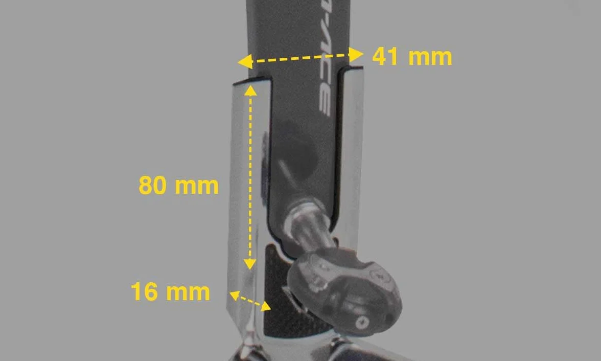 Topeak Stojak rowerowy Slim X srebrno-czarny 16 cm 14 kg