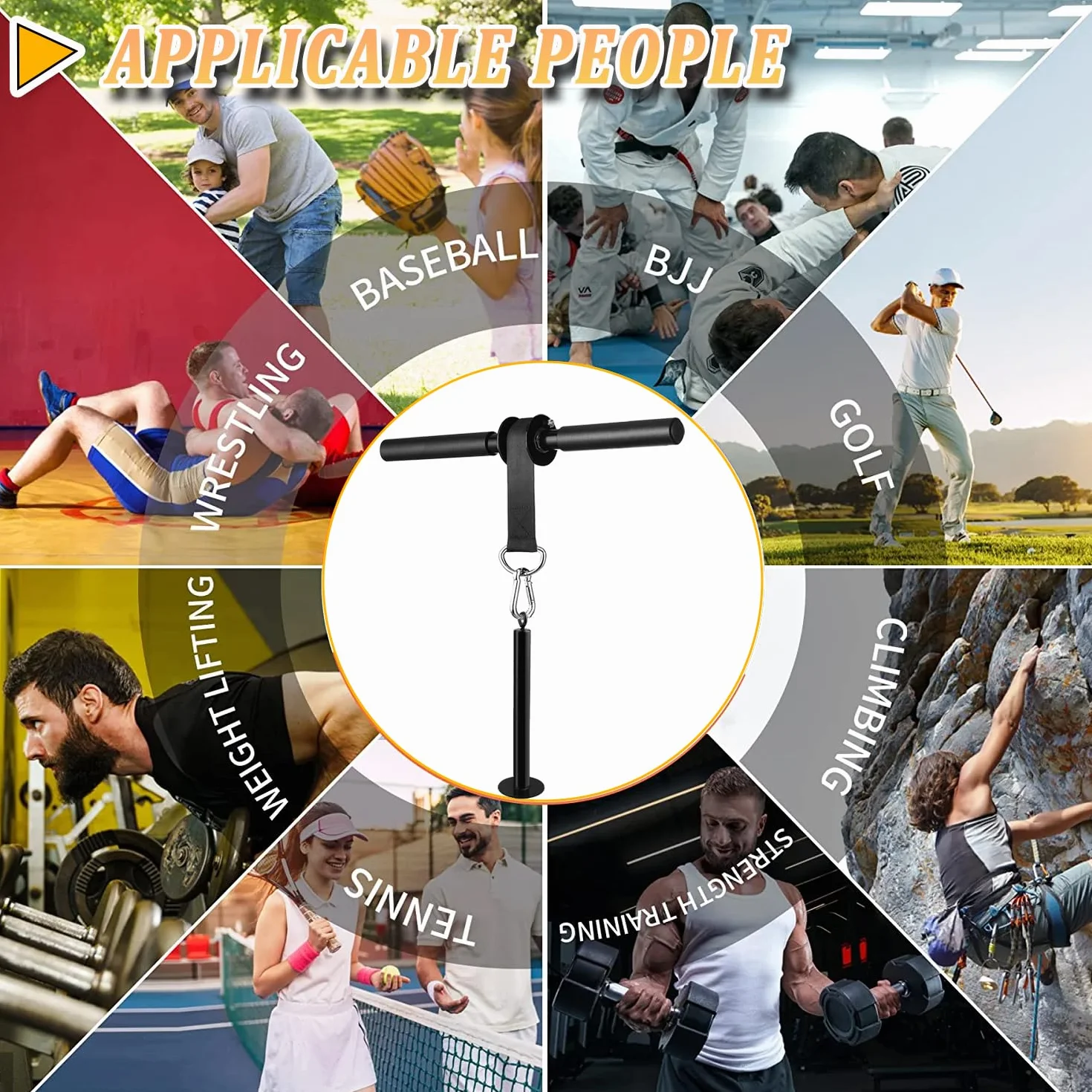Trenażer przedramion wysokiej jakości profesjonalny trener dłoni i nadgarstków Gym Wrist Curl Exerciser Trainer wzmacniacz przedramion