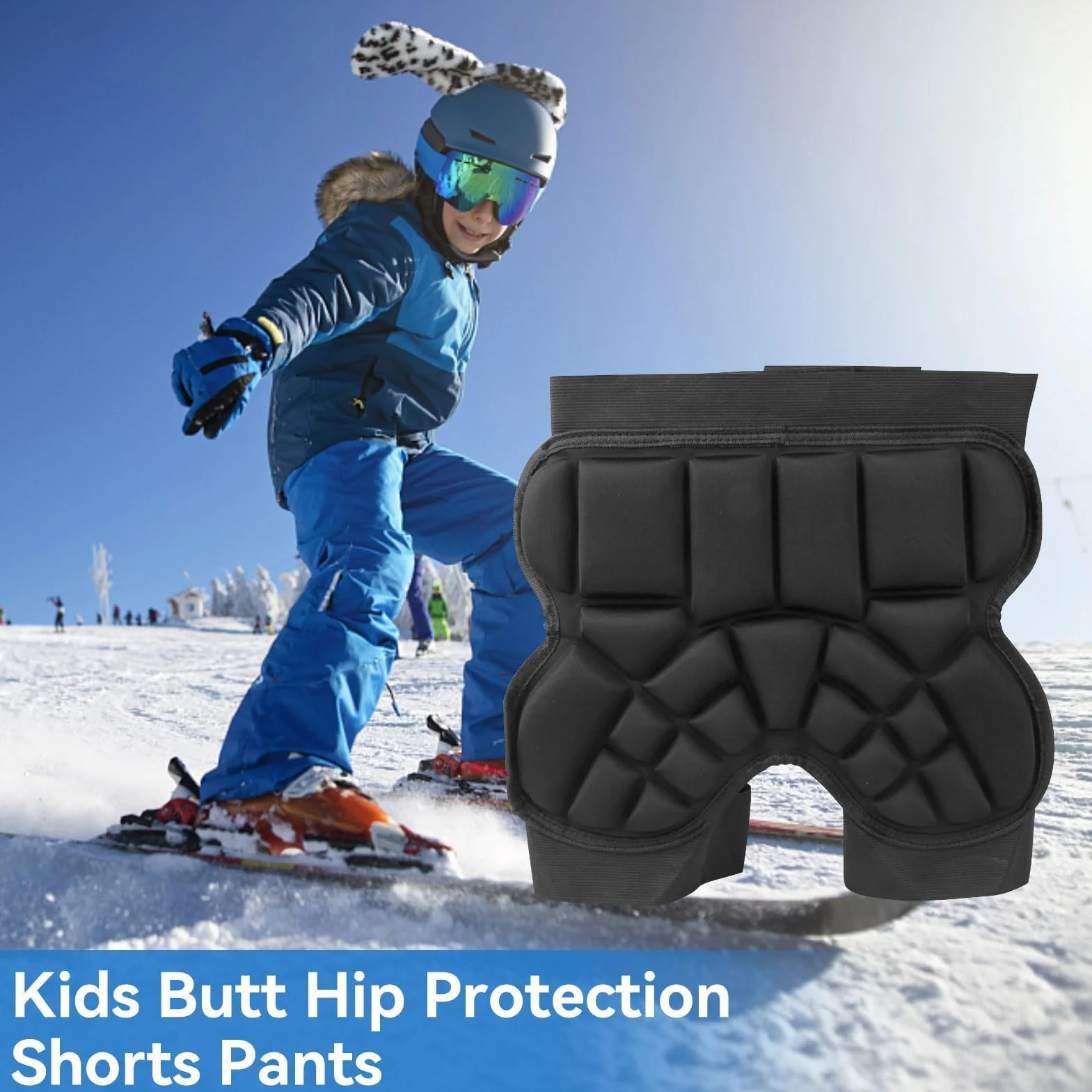 Dziecięce spodenki ochronne na biodra spodnie, dziecięce ochraniacze na deskorolkę na biodra ochraniacze dla nastolatków Snowboard Narciarstwo Łyżwiarstwo Jazda na rowerze