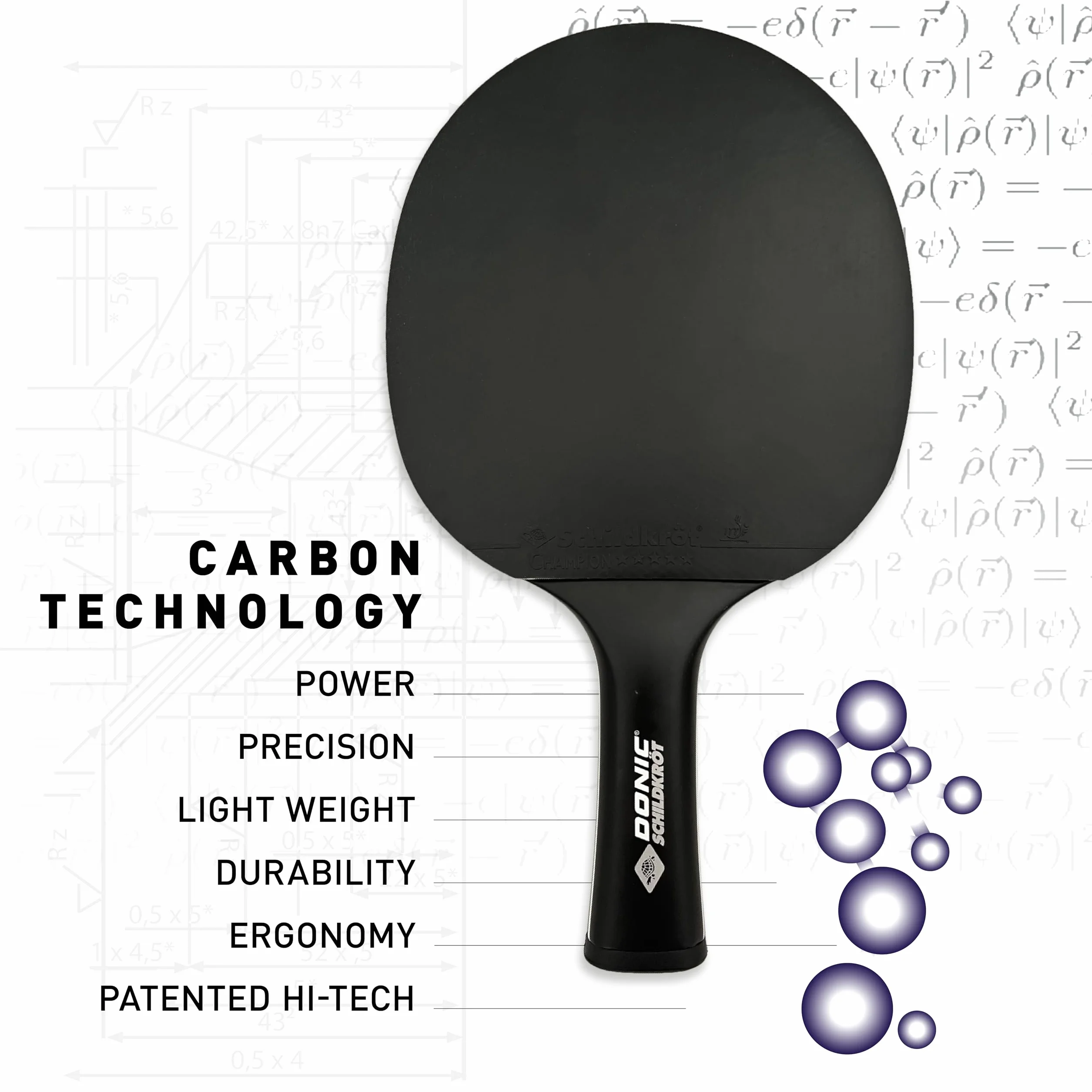 Schildkröt Rakieta do tenisa stołowego CarboTec 900, wklęsła