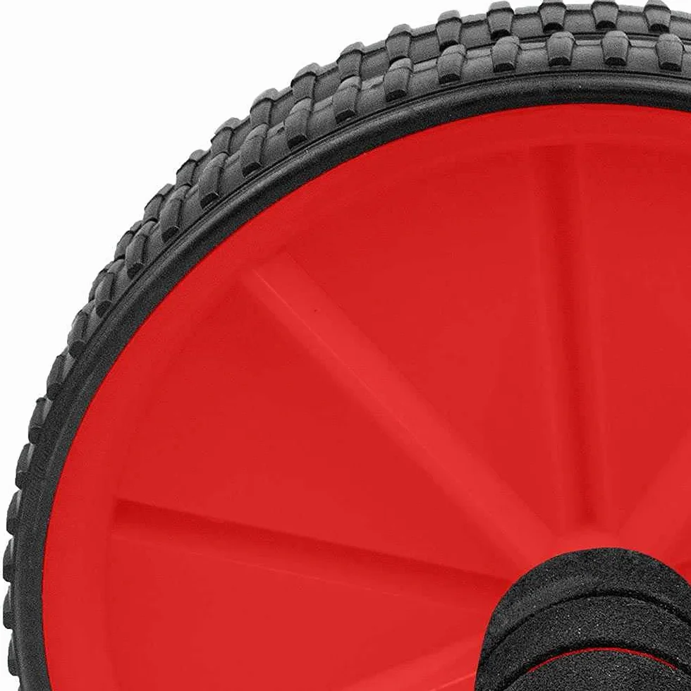 OcioDual AB Wheel trenażer mięśni brzucha, trener mięśni brzucha, czerwony