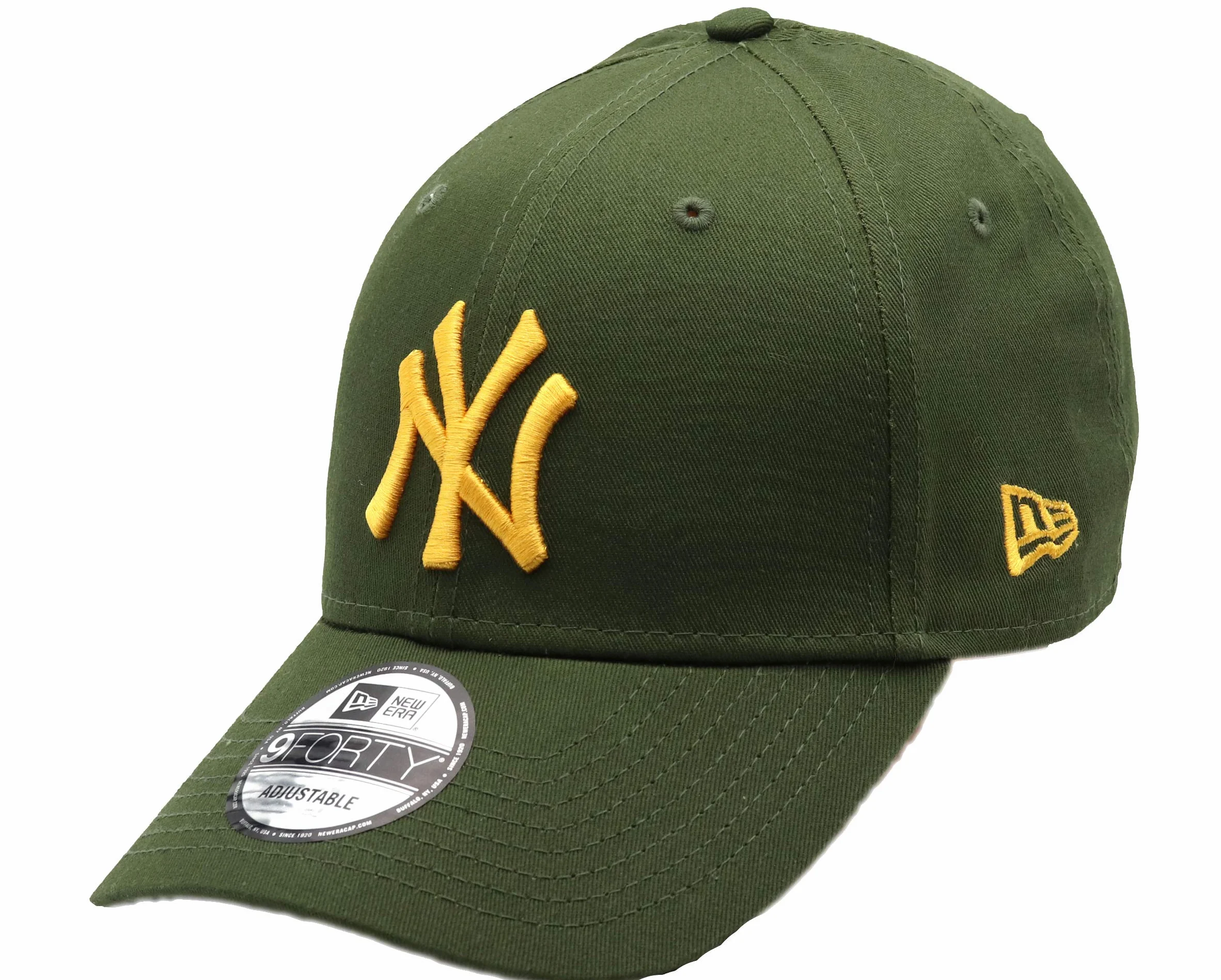 New Era Czapka 9FORTY League Essential New York Yankees oliwkowo-czarna