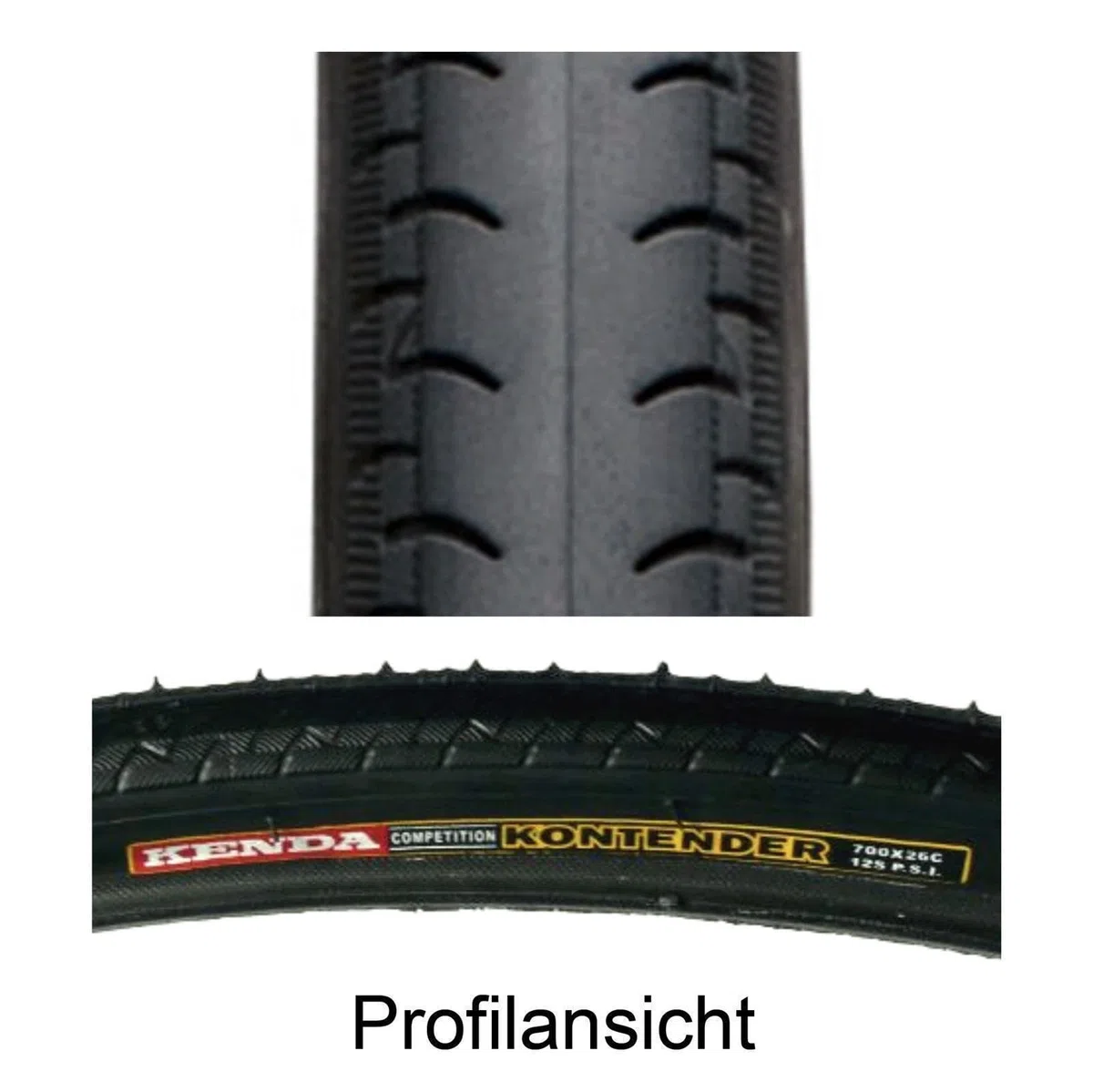 maxxi4you Zestaw / 2 x Kenda 28" kontender K-196 opony rowerowe żółte 700 x 26C (26-622) + 2 pasujące dętki (SV) z 3 łyżkami do opon