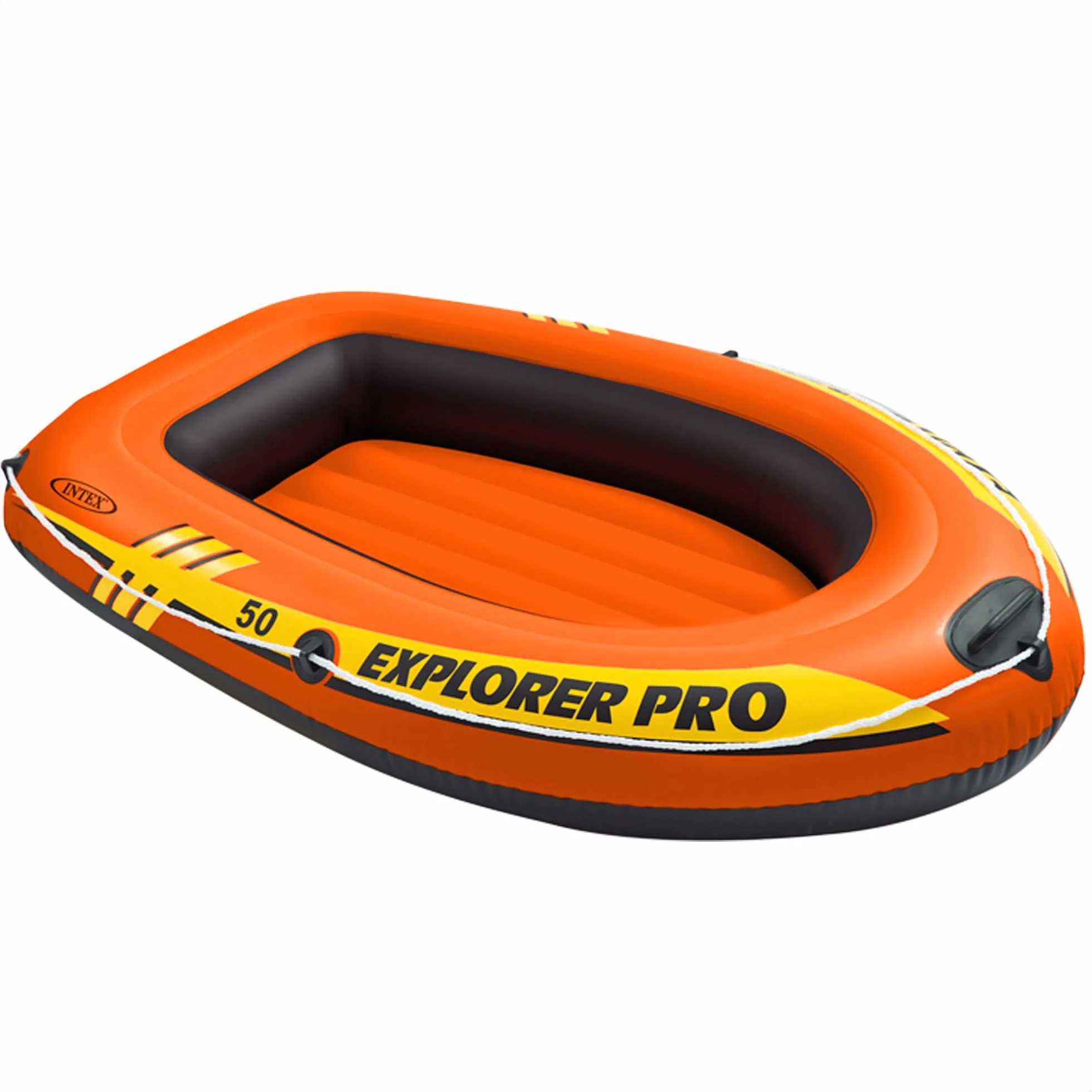 Intex Unisex - Dorośli Bateau Explorer Pro 50 58354NP Dmuchana Łódka, Wielokolorowy, 137 x 85 x 23 cm