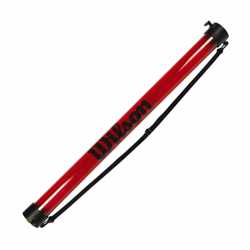 Wilson Tuba do zbierania piłek, Ball Pick Up Tube, zawiera do 18 piłek, czerwona, WRZ323800