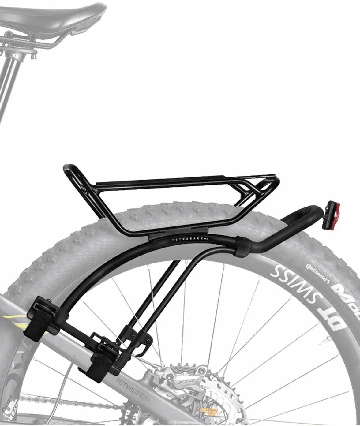 Topeak Tylny Tetrarack M2 do MTB, Seatstay Fit