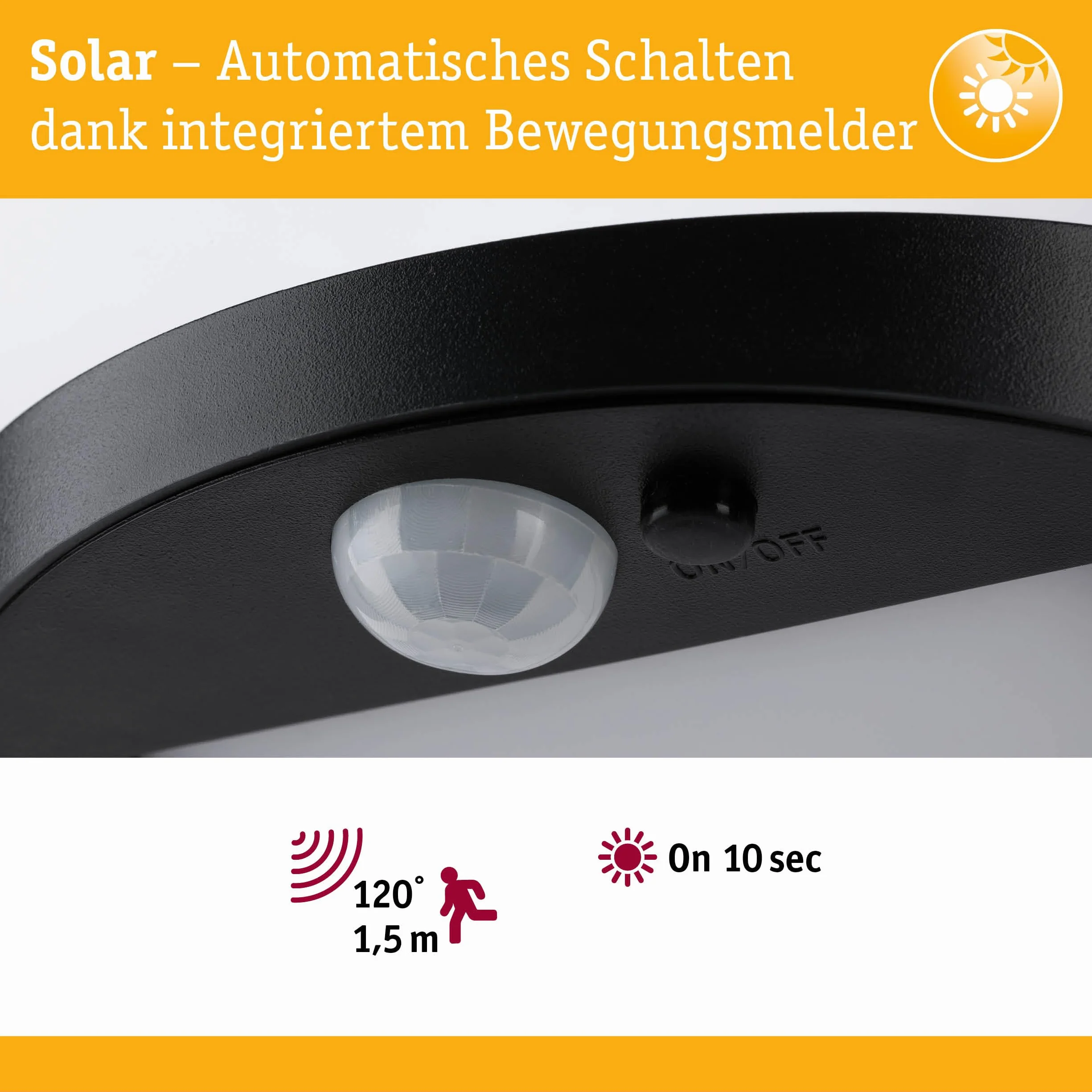 Paulmann Solar Ryse Lampa Ogrodowa Antracytowy 19,4 x 15,4 x 79,6 cm