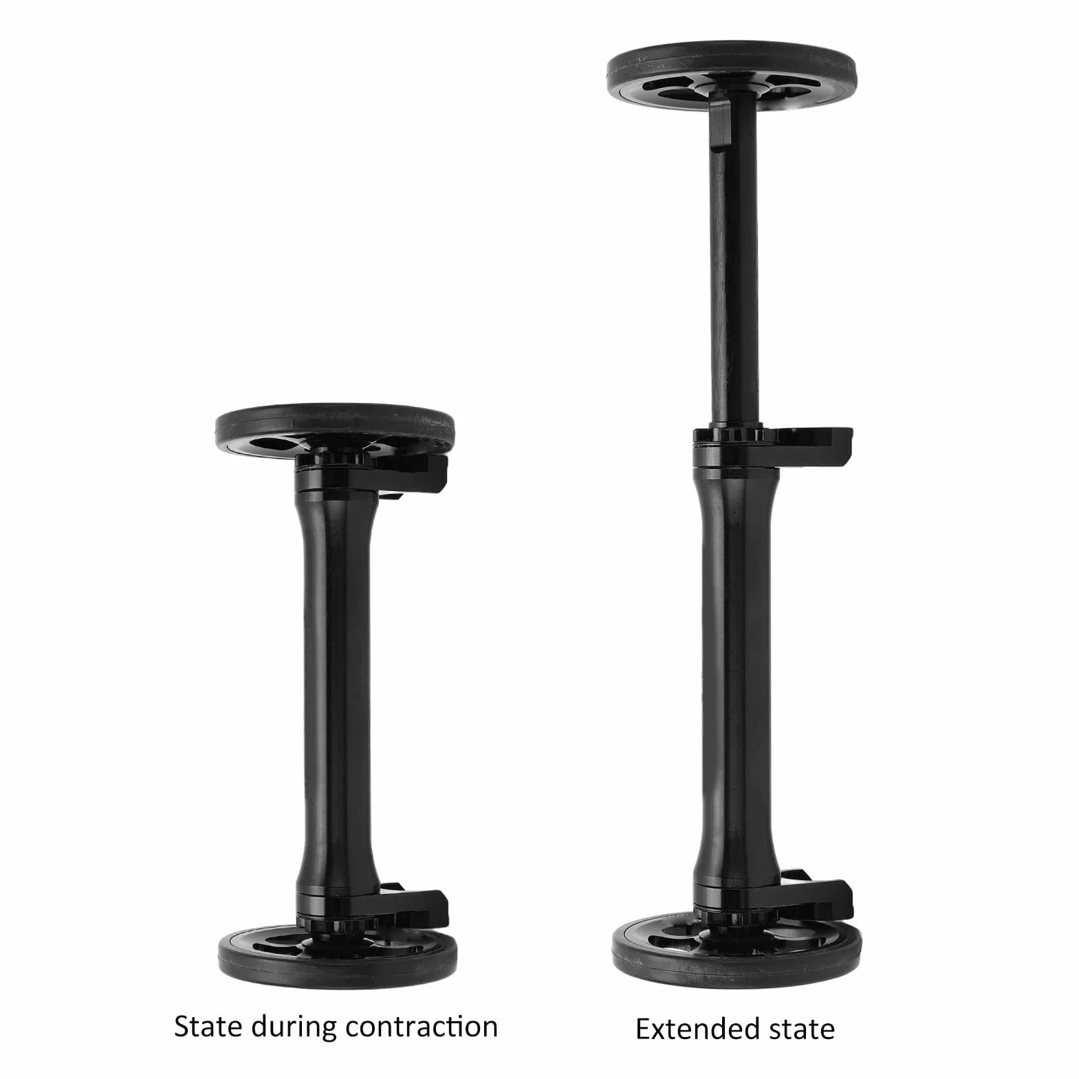 Drążek Przedłużający Easy Wheels Teleskopowy Składany do Roweru 3sixty Czarny