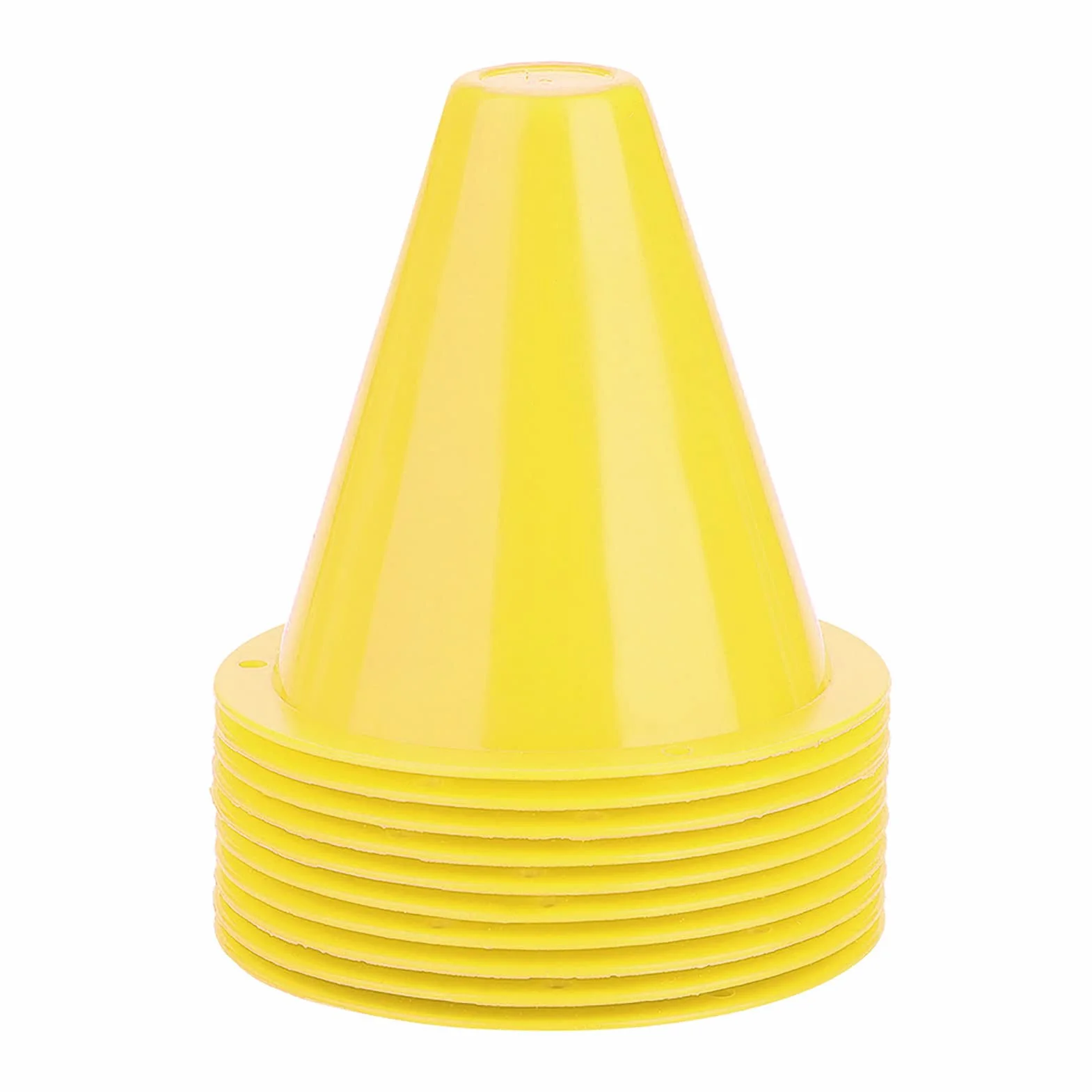 Soccer Training Cone, Agility Soccer Disc Disc Barriers Plastic Marker Holder Sports Akcesoria (10pcs)