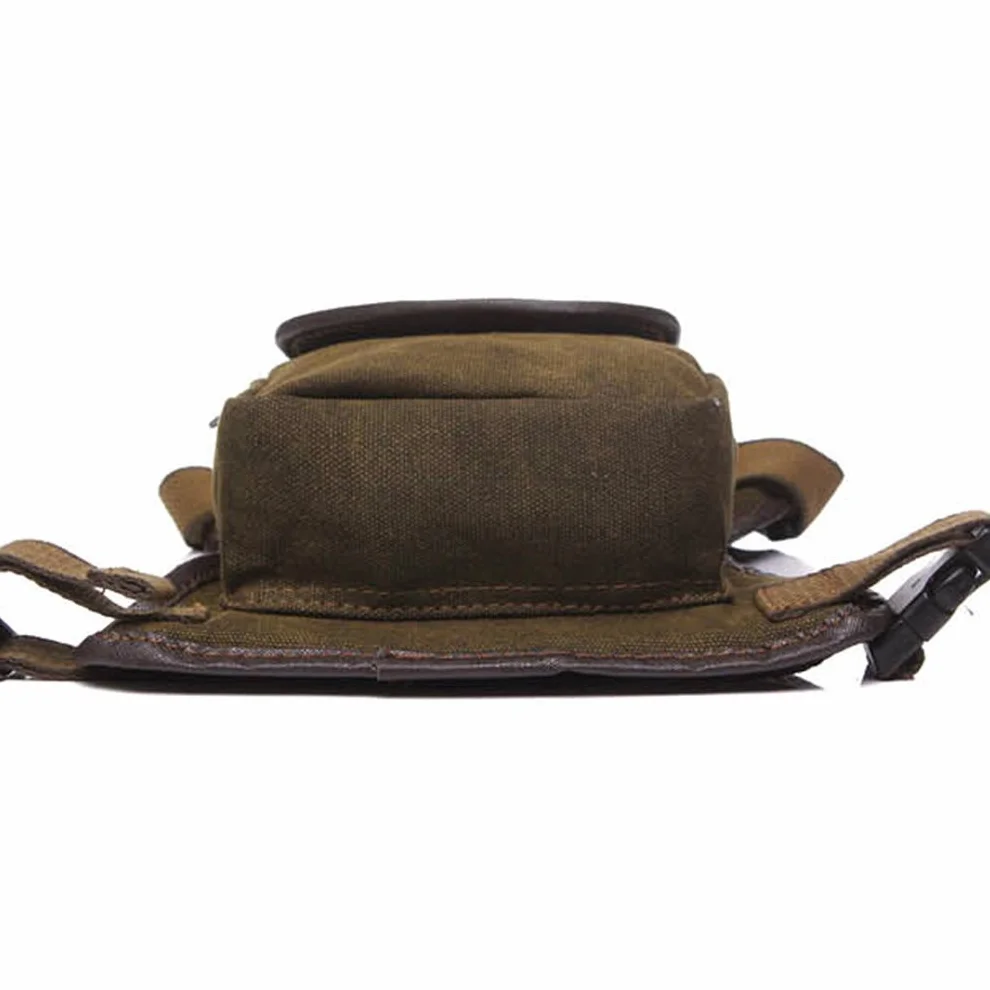 Canvas Motorcycle Drop Leg Bag for Men Women Travel Outdoor Tactical Hiking Climbing Cycling Thigh Waist Pack Fanny Pouch