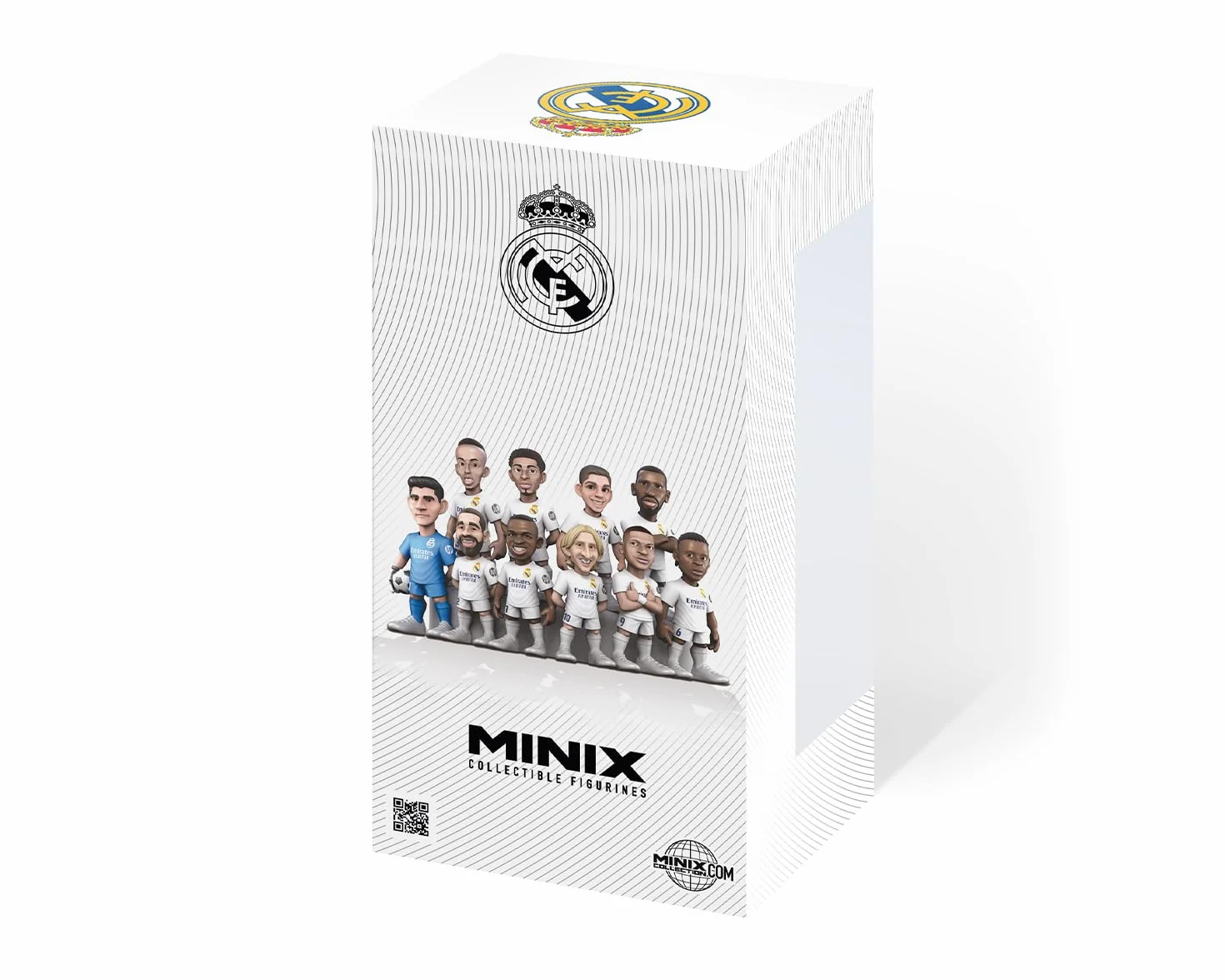 MINIX COLLECTIBLE FIGURINES MN18451 figurka Mbappé, Real Madryt, 12 cm Kolekcje na wyświetlacz, pomysł na prezent dla dzieci i dorosłych, fanów piłki nożnej