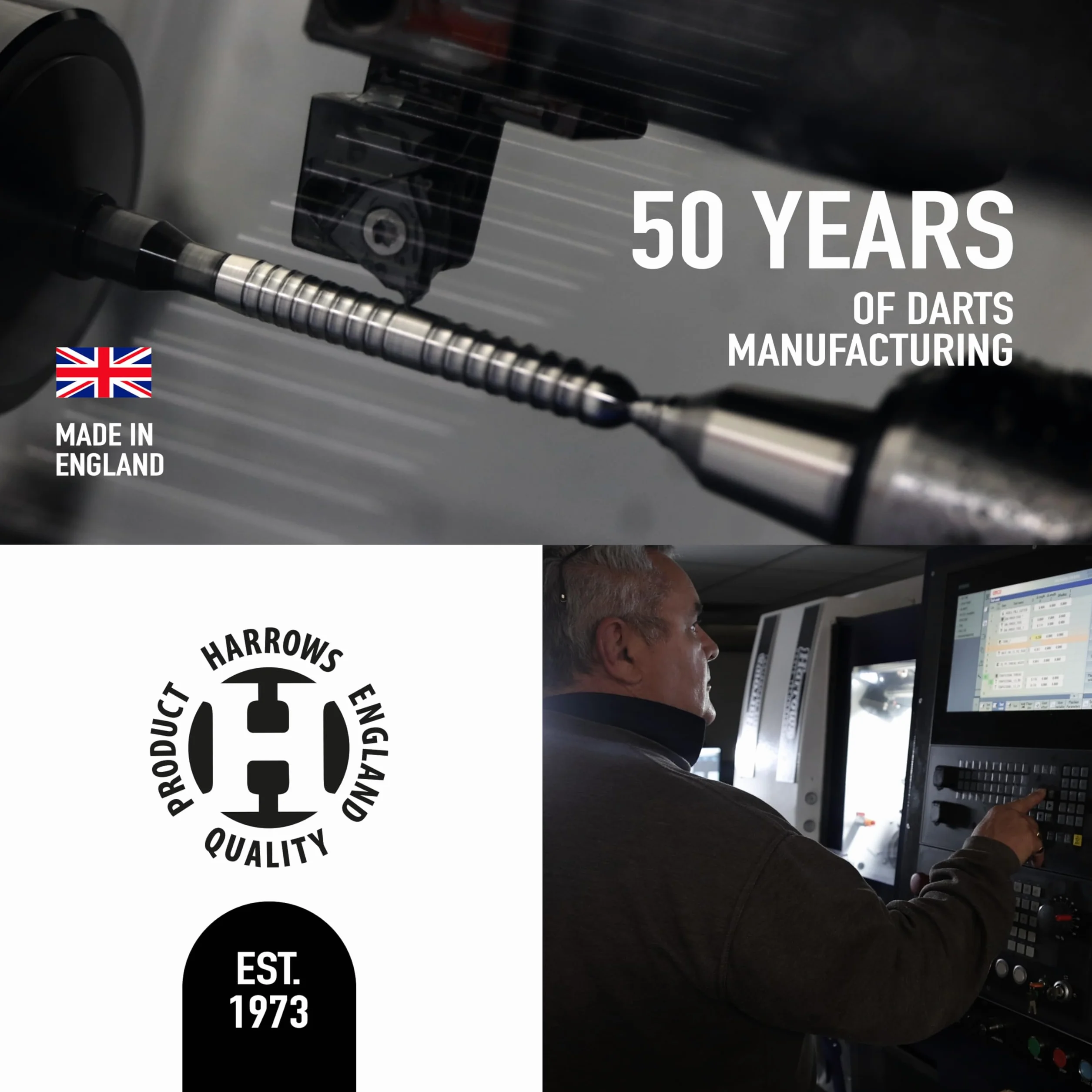 Harrows Wolfram 97% Zestaw lotek stal wolframowa 21-26 g z trzonkami Speedline Marathon i etui