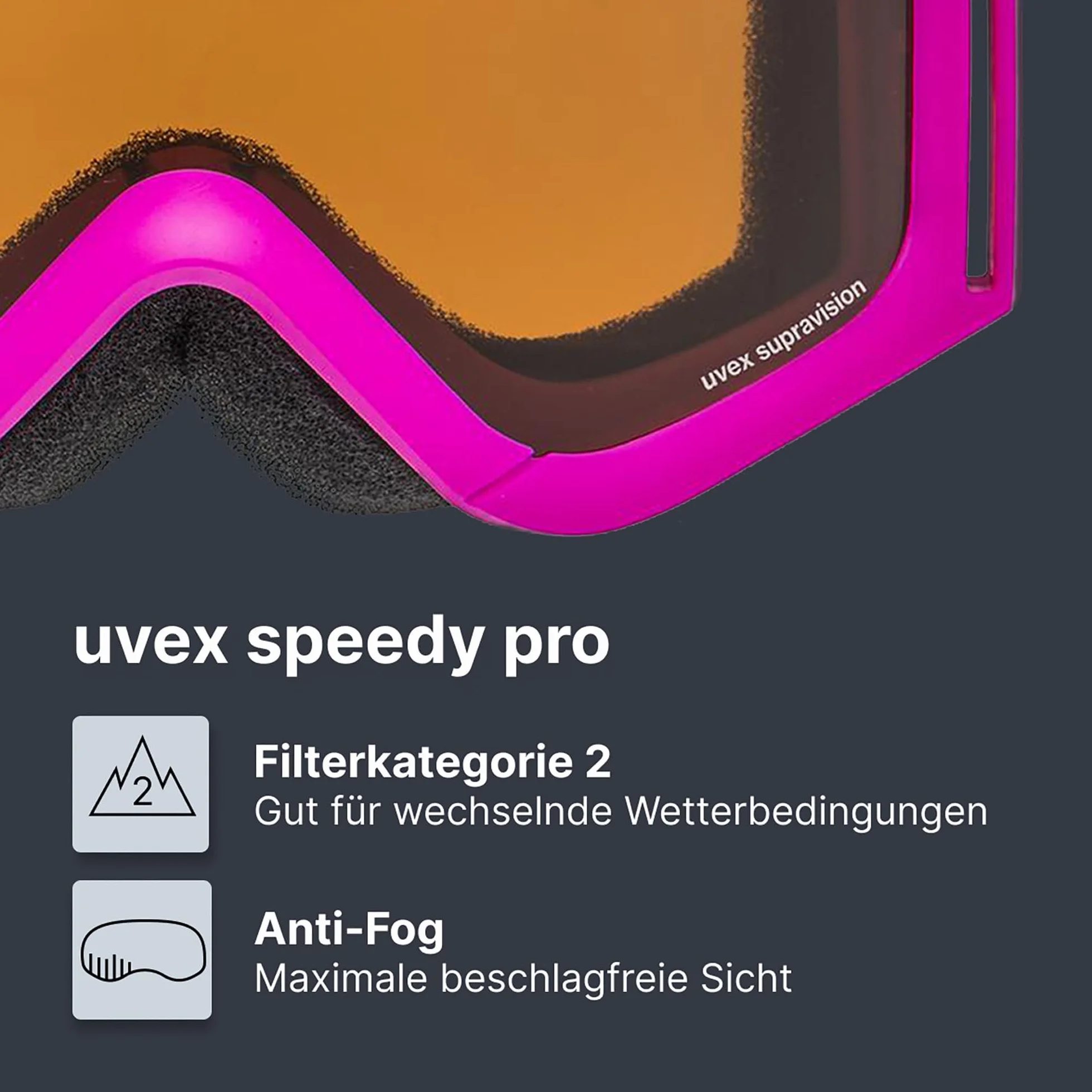 Uvex Okulary dziecięce - Speedy Pro
