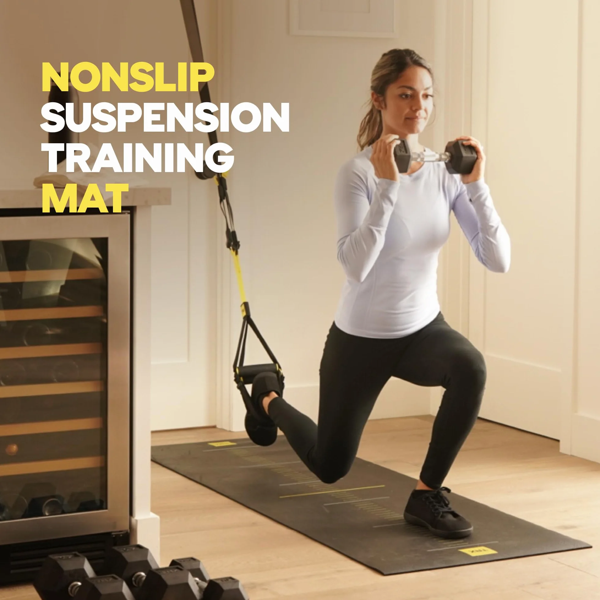 Mata treningowa TRX do zawieszenia 72 cale x 24 cale