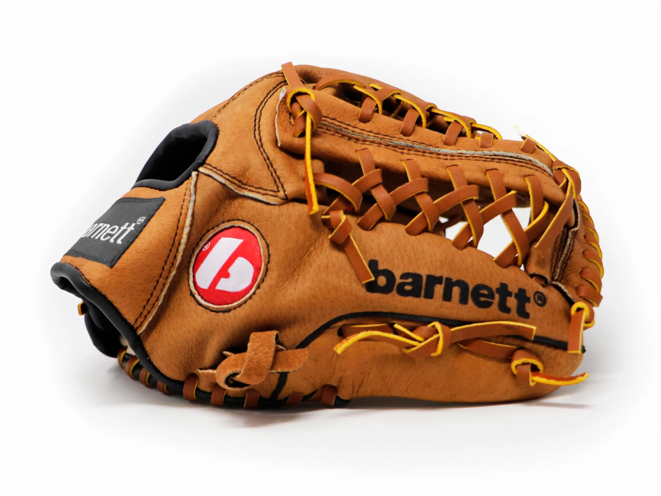 Barnett SL-115 REG skórzana rękawica baseballowa świnka, brązowa (REG (nosi się do lewej ręki))