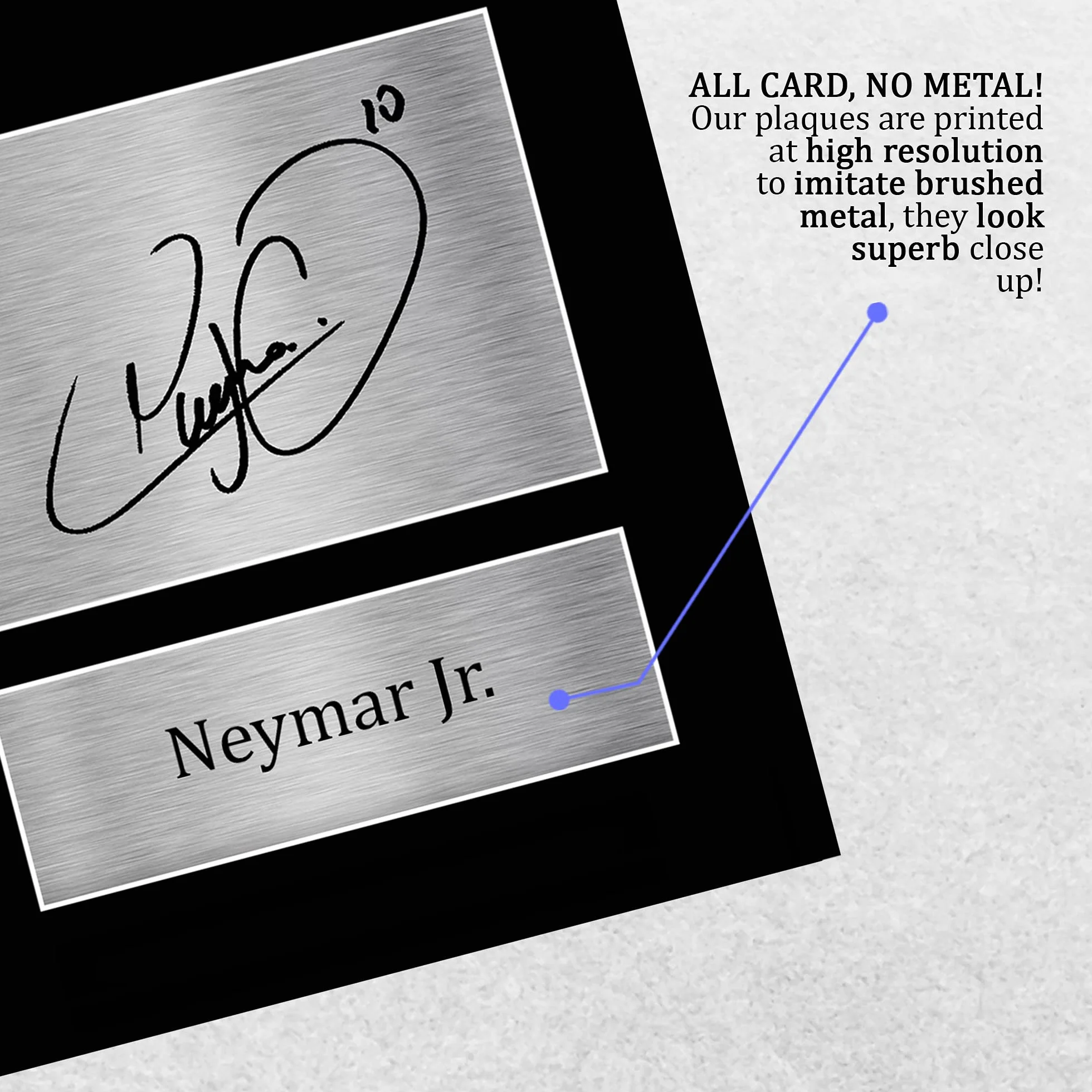 A4 Neymar Jr Brazylia prezenty z nadrukiem podpisanego autografem