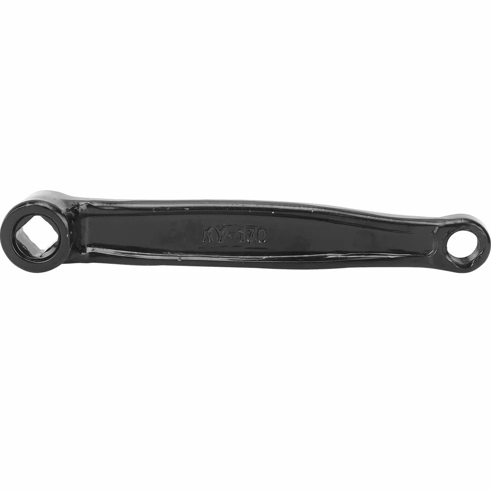 Keenso Korba korbowa ze stali wysokowęglowej, 24-34-42T zęby zestaw korbowy do roweru górskiego 170 mm do 21/24/27 prędkości rower górski elementy układu napędowego Rowery i części zamienne Rowery i