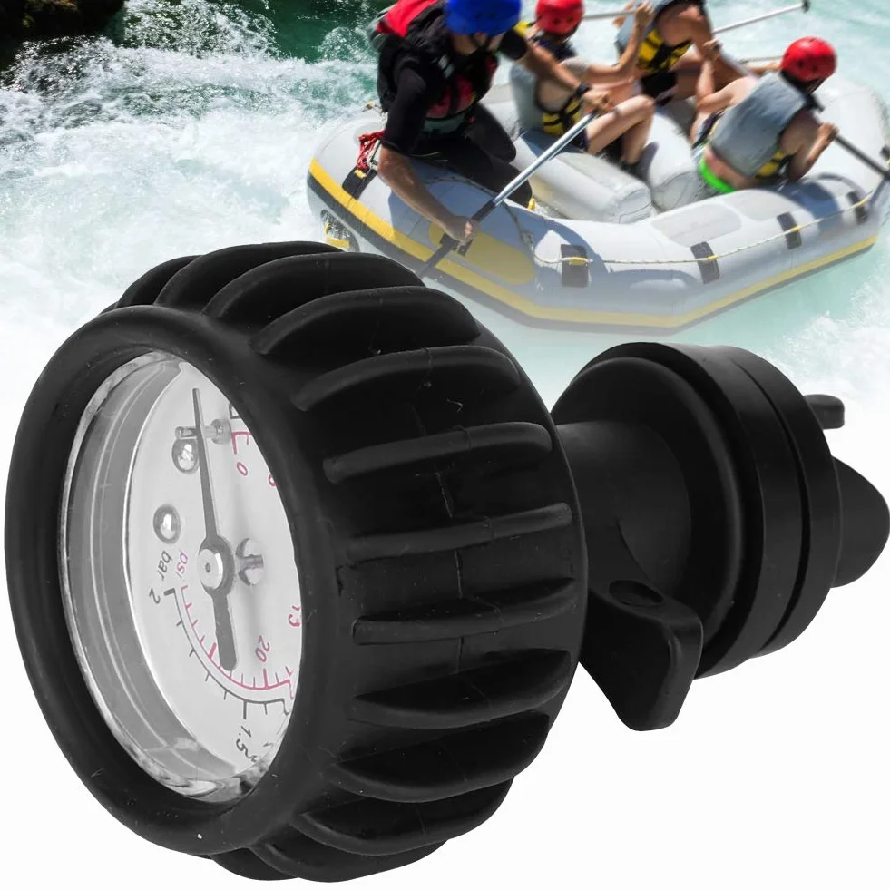 Manometr powietrza, ponton gumowy 30PSI ponton tratwa kajakowa manometr do surfingu pojedynczy barometr z pompk? r?czn?