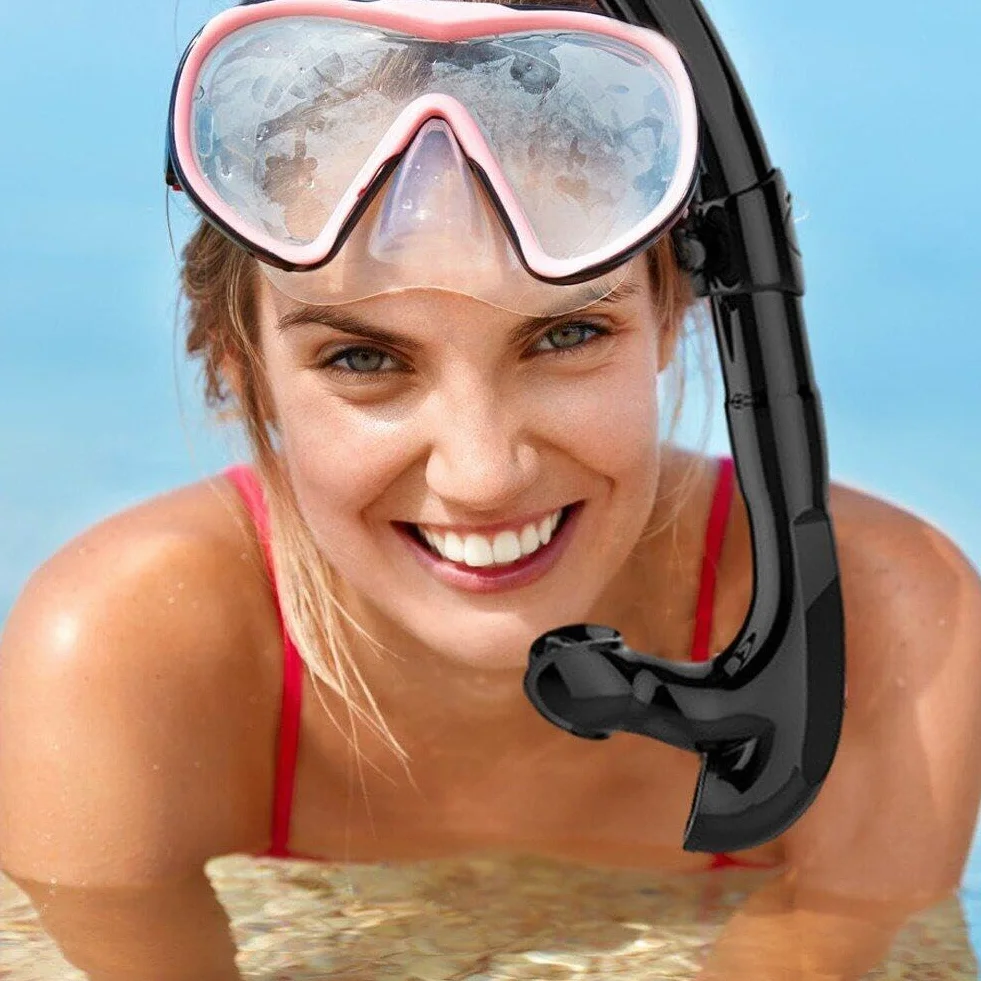 Przednia fajka silikonowa rurka do pływania do treningu nurkowanie pod wodą nurkowanie sprzęt do nurkowania trening snorkel