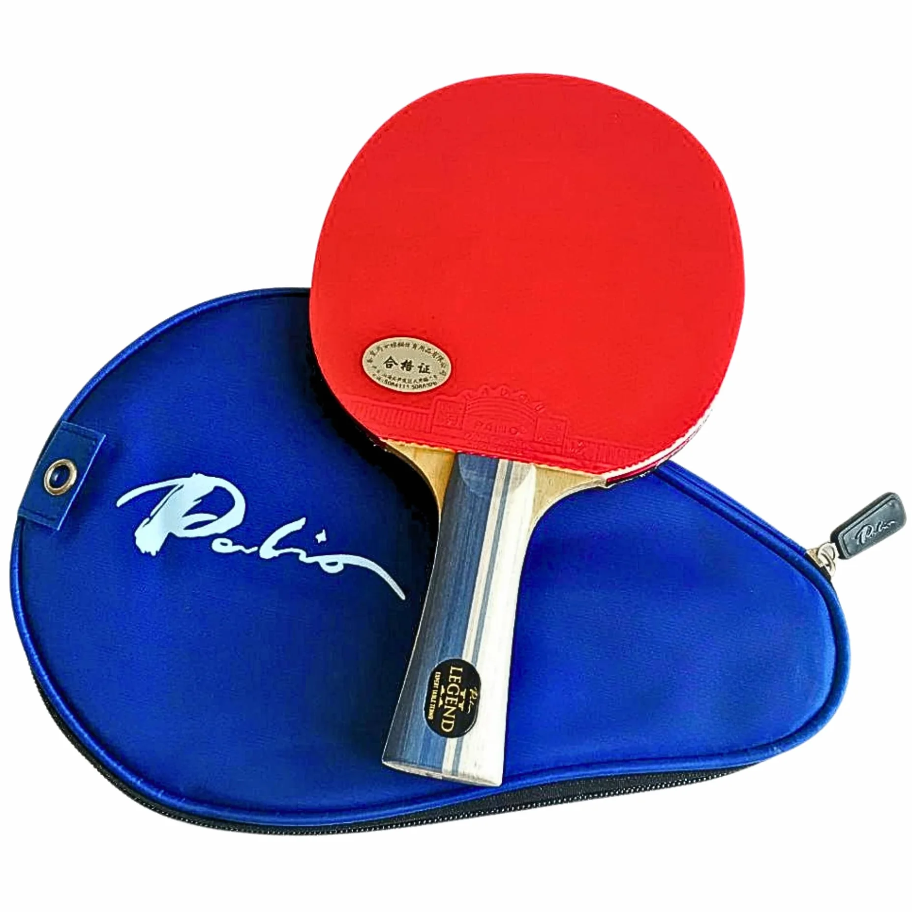 Palio Legend 2.0 kij do tenisa stołowego i etui, zatwierdzona przez ITTF zaawansowana rakieta do pingponga | maksymalna moc, prędkość i wirowanie