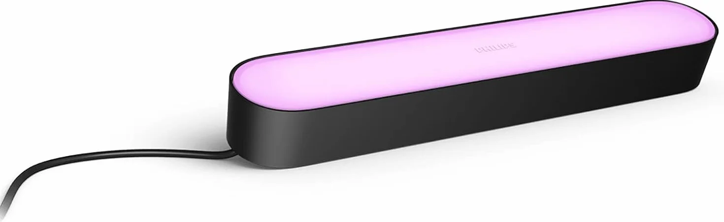 Philips Hue Play White and Colour Ambiance Smart Light Bar Podłużna Lampa Zestaw 2 szt. Czarny