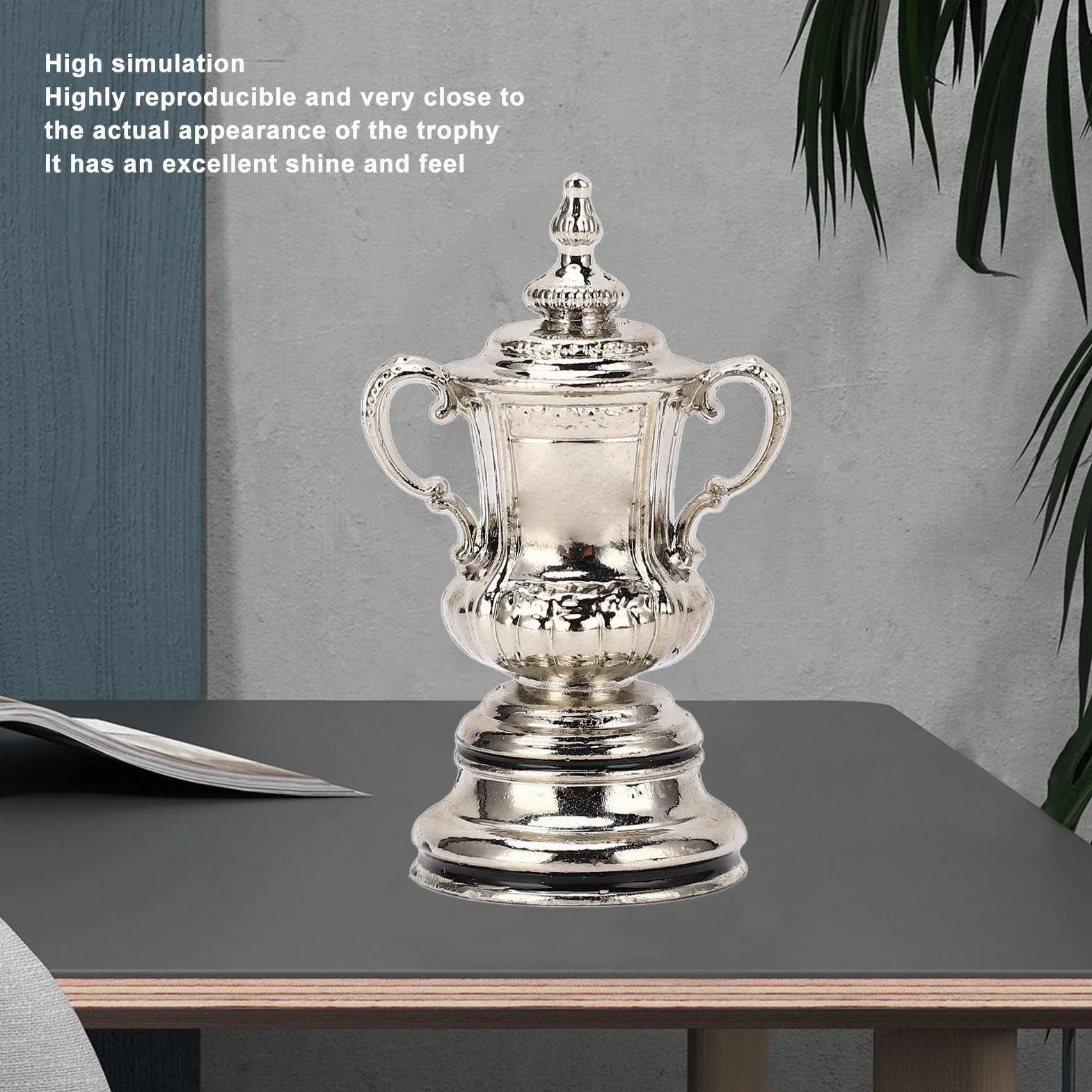 Model Mini Pucharu Trofeum Piłkarskiego, Metalowa Ozdoba Trofeum Ligi Piłkarskiej I Metalowe Trofeum Piłkarskie Premium, Piłkarska Pamiątka Pamięci