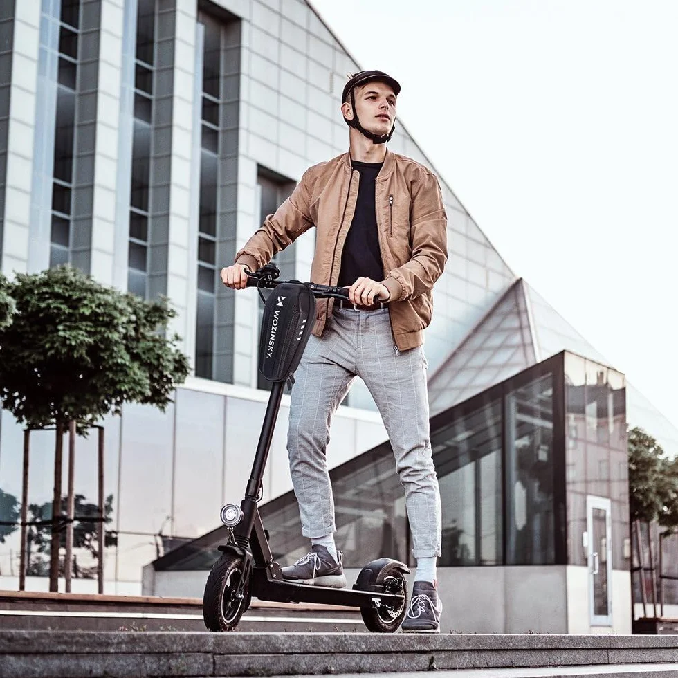 WOZINSKY Torba na skuter elektryczny Xiaomi MI Mijia M365, wodoszczelna, torba do Sedway Ninebot E ES1/ES2/ES3/ES4 3L
