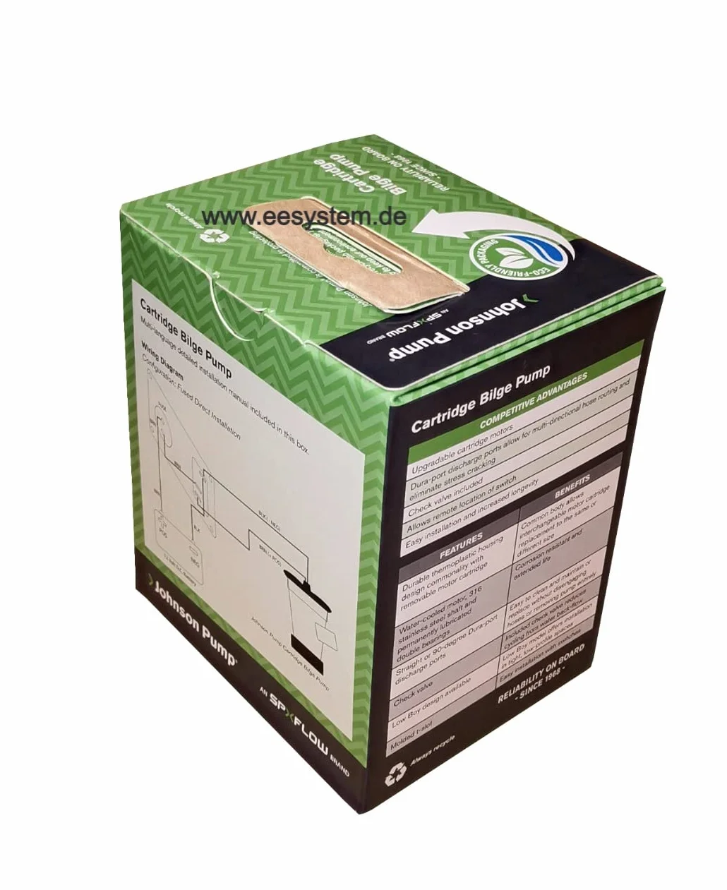 SPX FLOW pompa spalinowa 500 GPH 12 V Johnson 40 l/min Cartridge