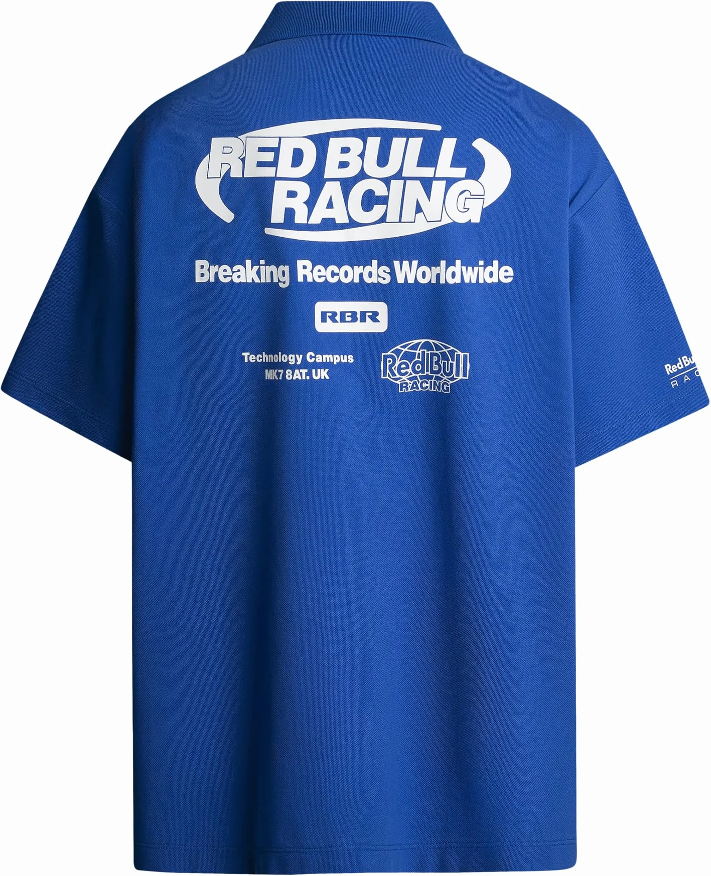 Red Bull Racing X Pepe Jeans Męska koszulka polo Moto, Niebieski (elektryczny niebieski), L