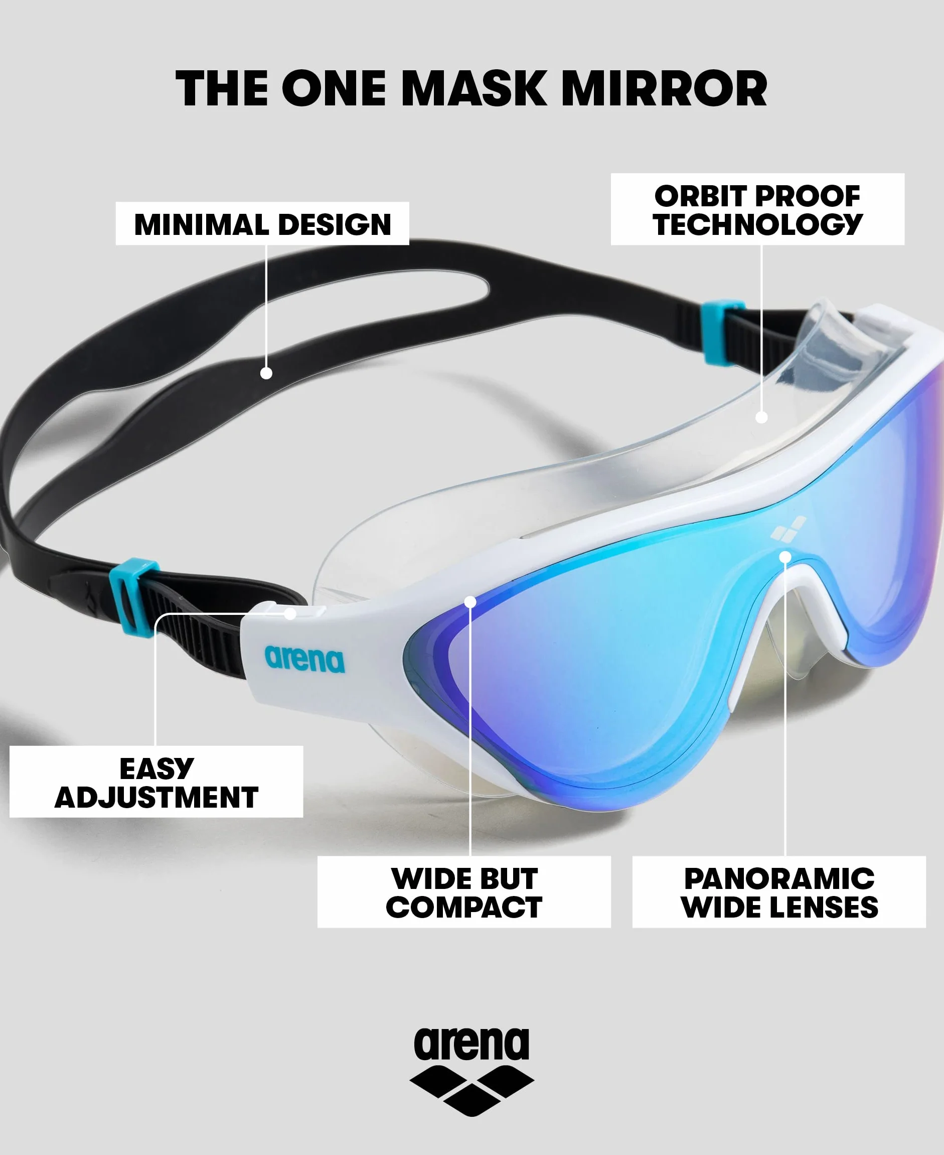 Arena Gogle The One Mask Mirror Uniseks