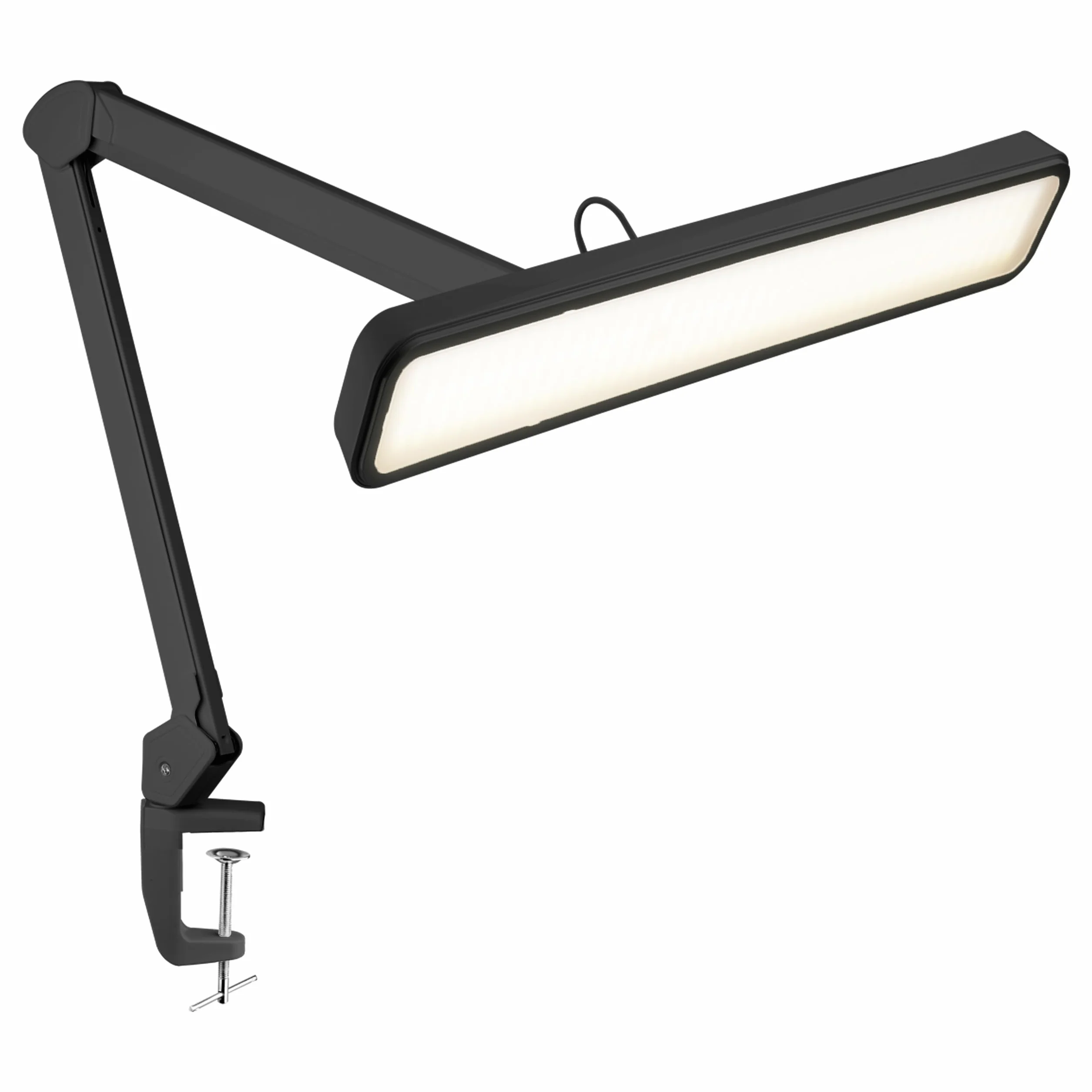 Neatfi XL 2500 lumenów lampa stołowa LED 30W 5 tryby oświetlenia 324 SMD-LED szerokość 56 cm Czarny
