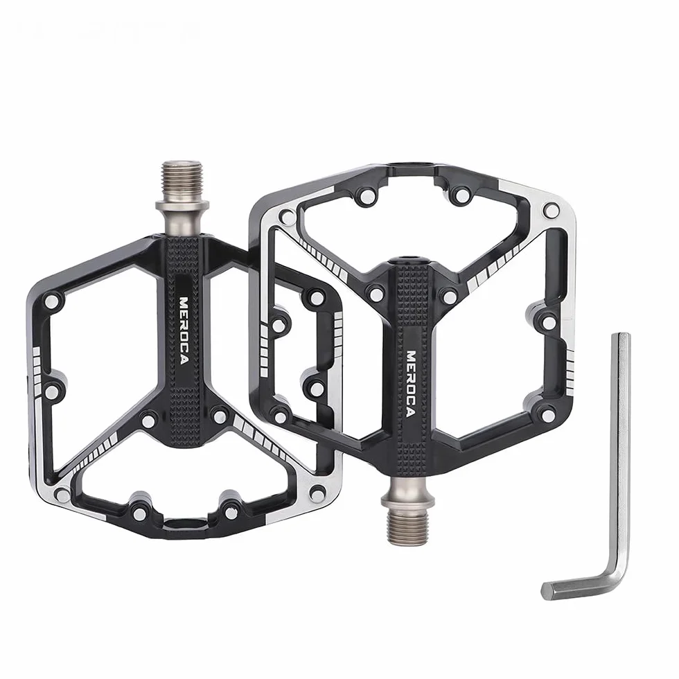 Pedały rowerowe MTB ze stopu aluminium 9/16" platformowe antypoślizgowe