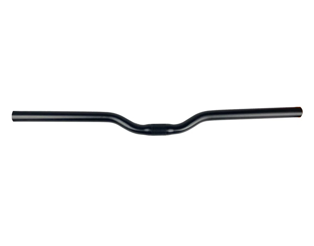 Rower górski kierownica aluminiowa 25,4 mm/31,8 mm, riser bars 680 mm, czarna, 220 g