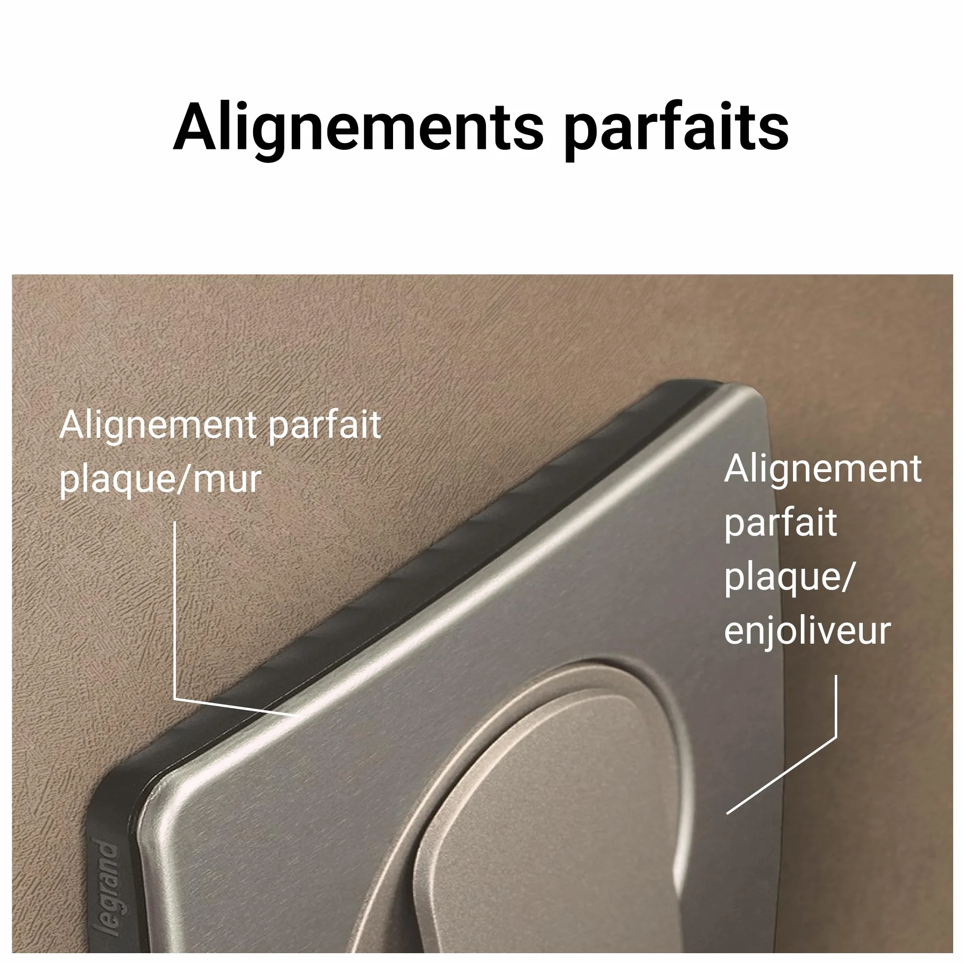 LEGRAND Céliane Płyta wykończeniowa 3 stanowiska Biały migdałowy