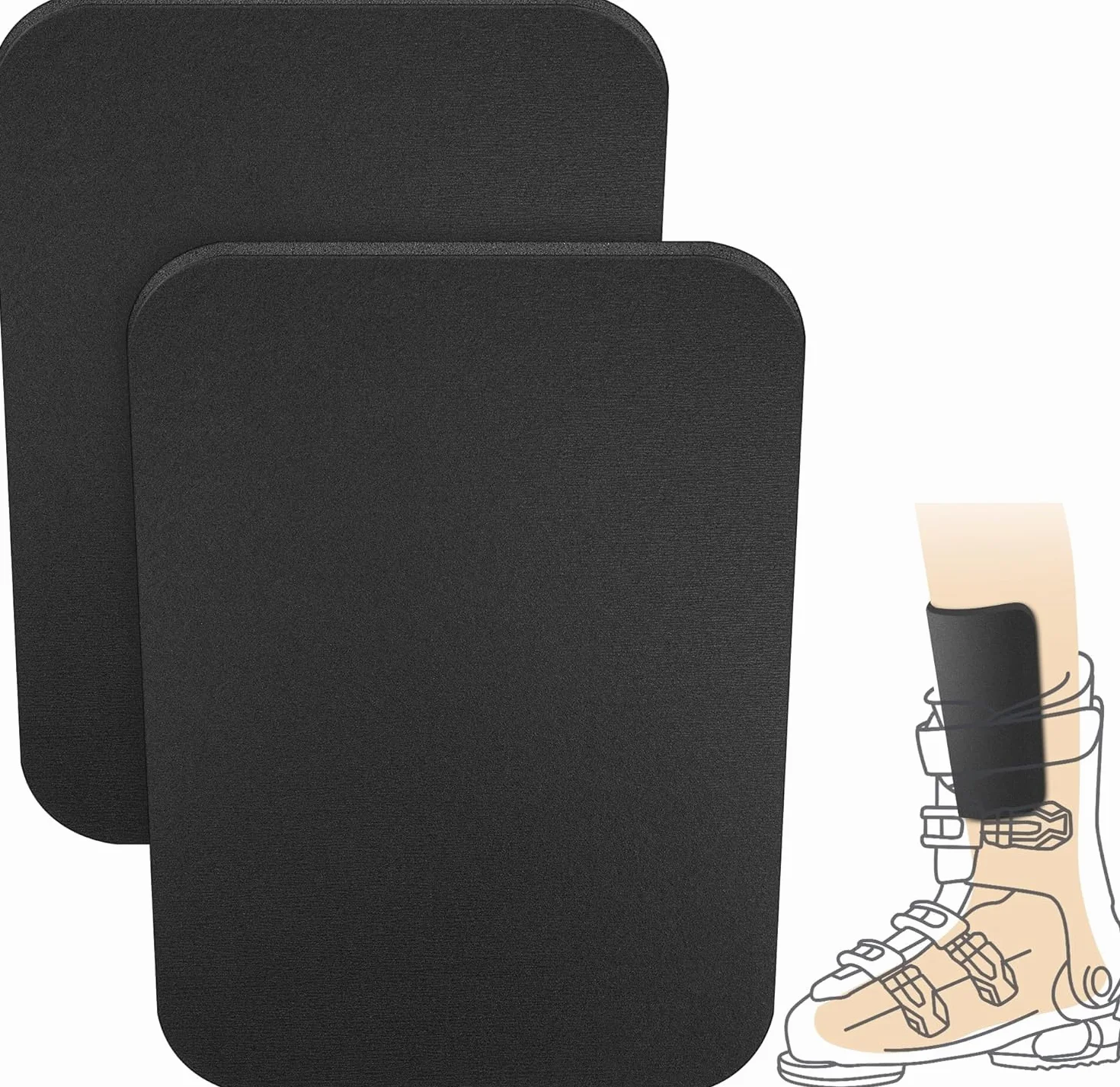 Shin Snowboard Shin Protector-Ski Ochrona piszczeli, ochraniacz na piszczele, gruba pianka, ochraniacze piszczeli na buty narciarskie, buty snowboardowe, buty narciarskie, łódki