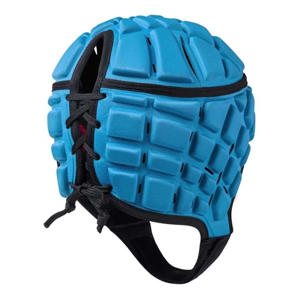 Canterbury Unisex Raze Rugby Headguard | Scrum Cap, pełne pokrycie | pasek pod brodę z miękkimi krawędziami | zaprojektowane otwory wspomagające wentylację | wyściółka piankowa osłona głowy, czerwona