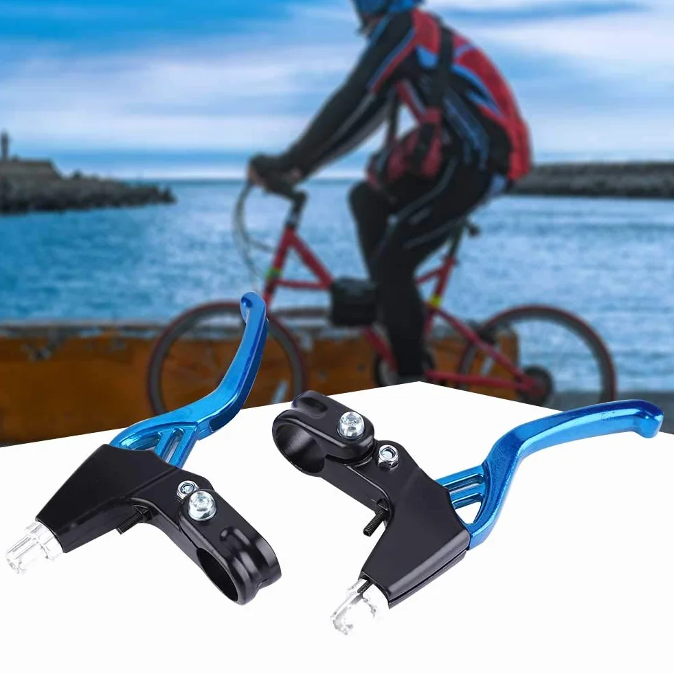 Yosoo Health Gear dźwignie hamulcowe do roweru, aluminiowe, uniwersalne 2,2 cm (niebieski)