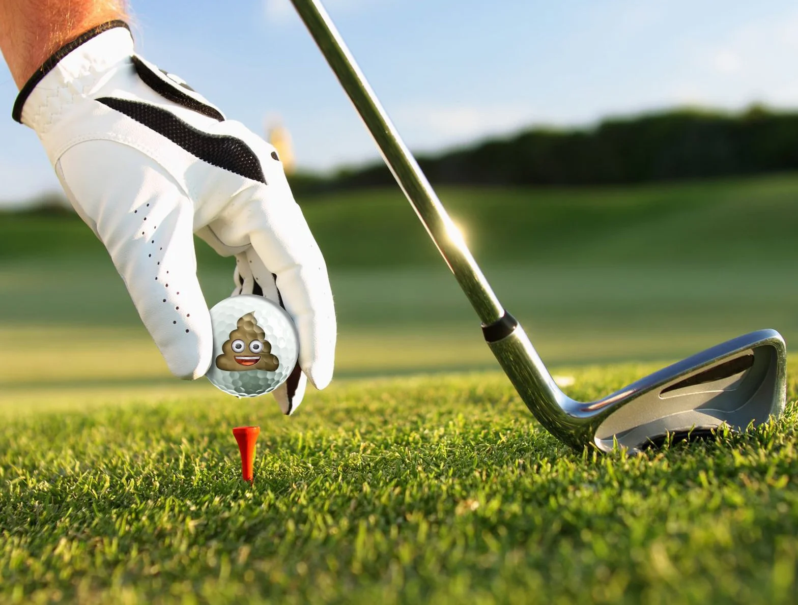 Emoji Oficjalna nowość zabawne piłki golfowe - opakowanie 6 szt.