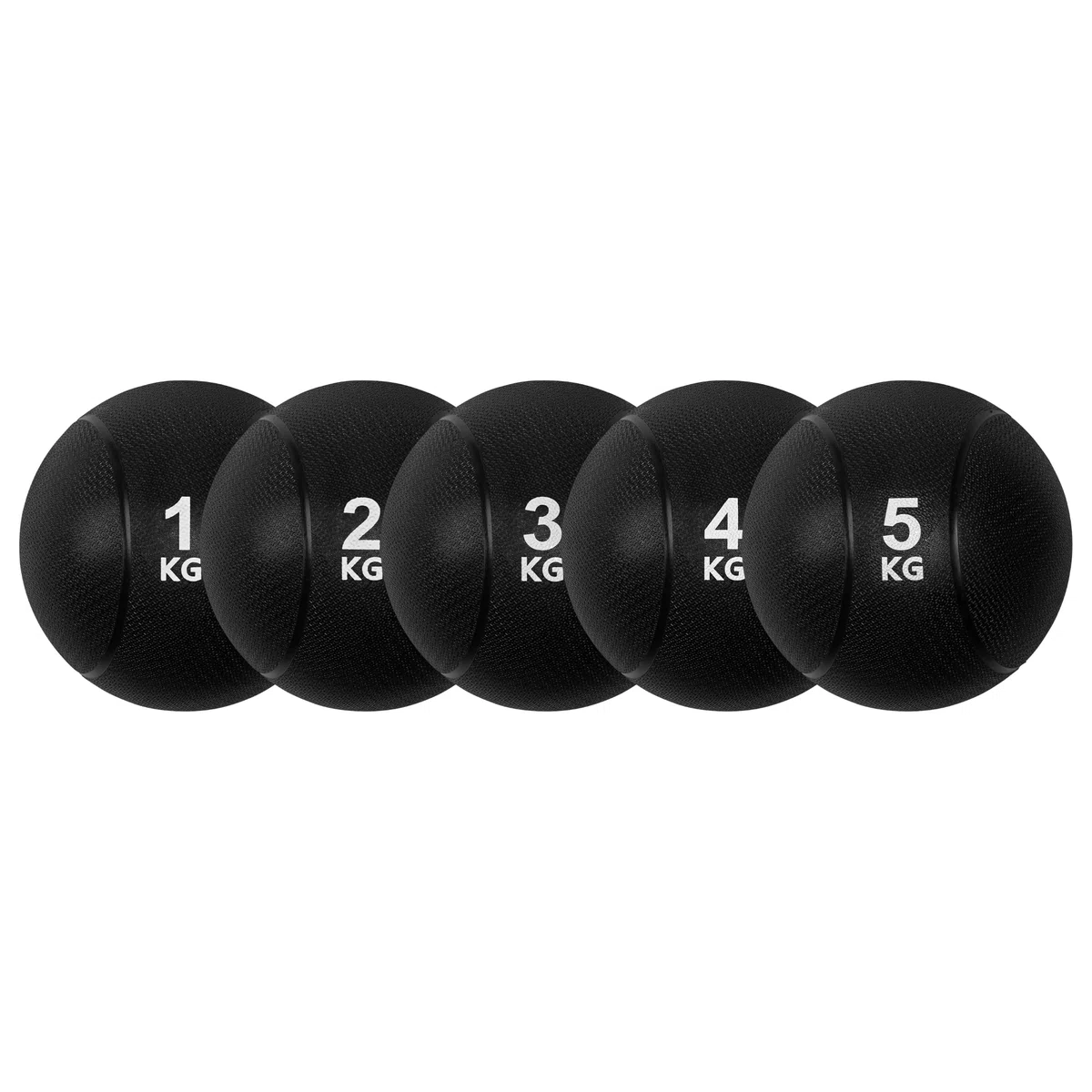 VirtuFit Piłka lekarska Pro - piłka lekarska - 5 kg - guma - czarna