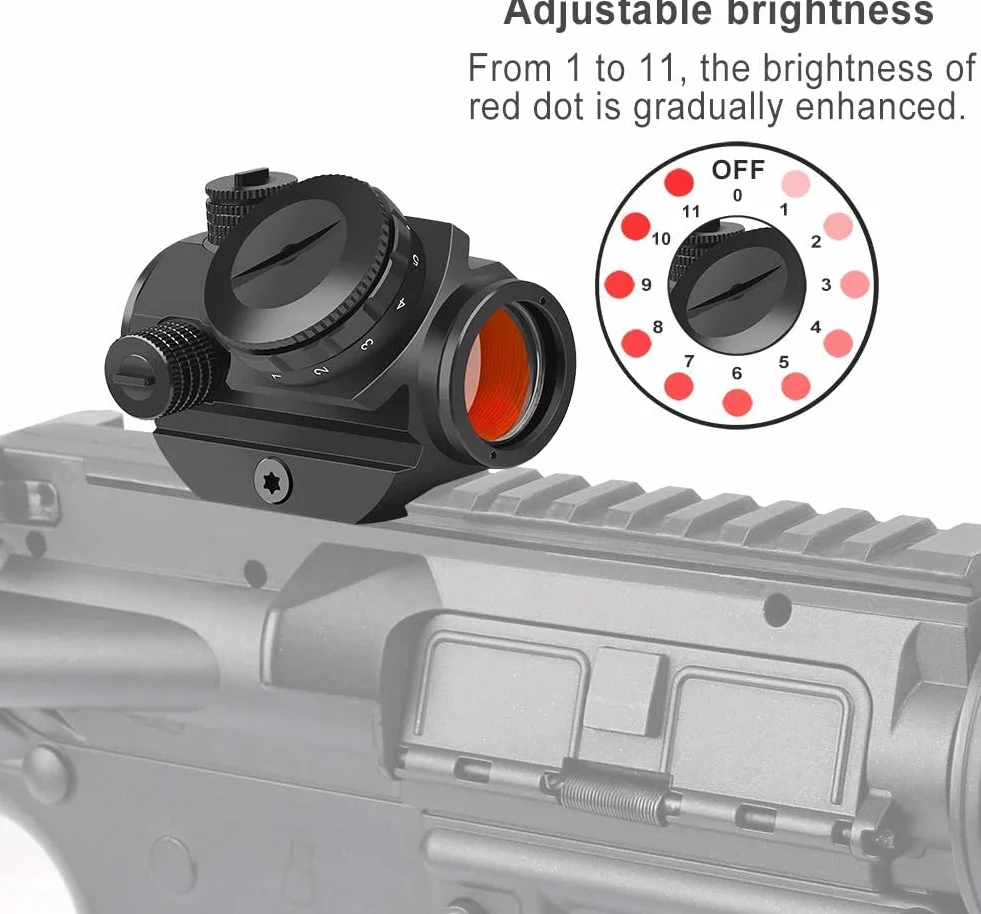 Feyachi RDS-22 Mikro Red Dot Sight 2 MOA 1x22 mm kompaktowy celownik z czerwoną kropką