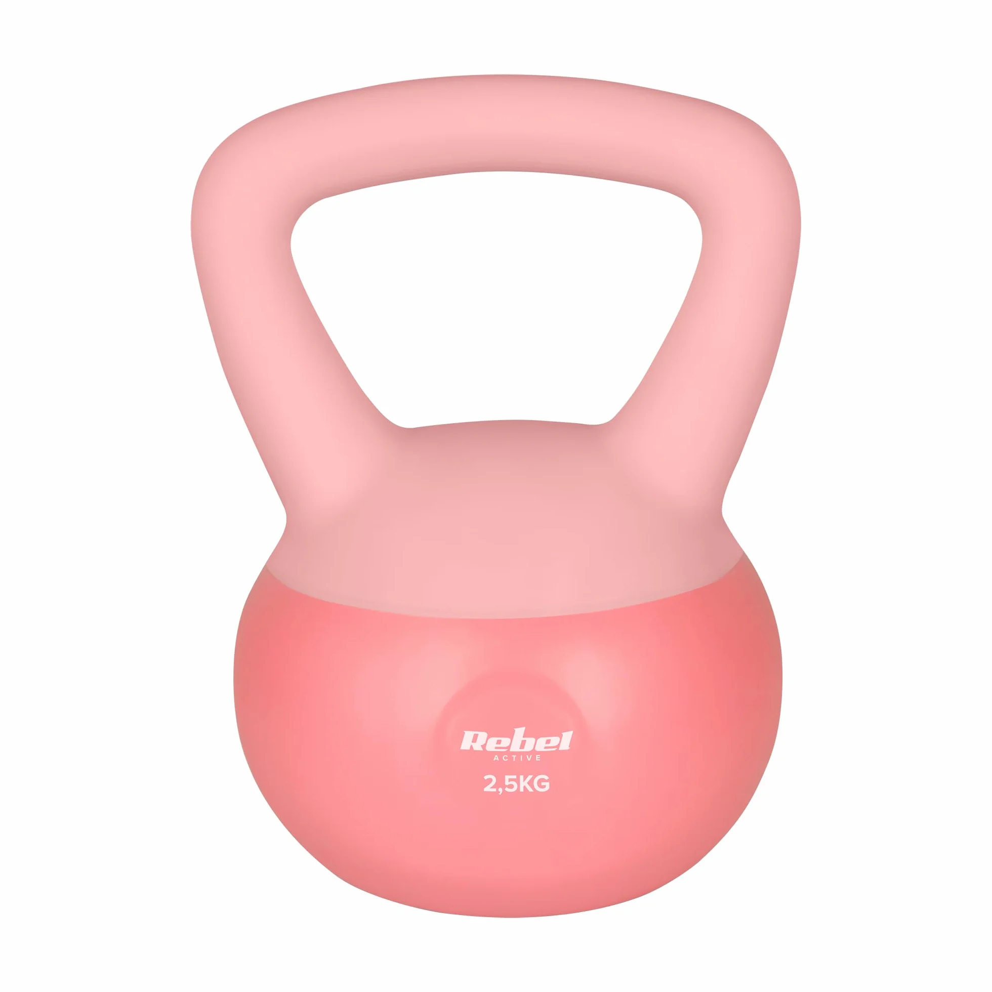 Rebel Soft Kettlebell 2.5kg Miękkie PCV Bezpieczne Ciche Hantel do Fitness