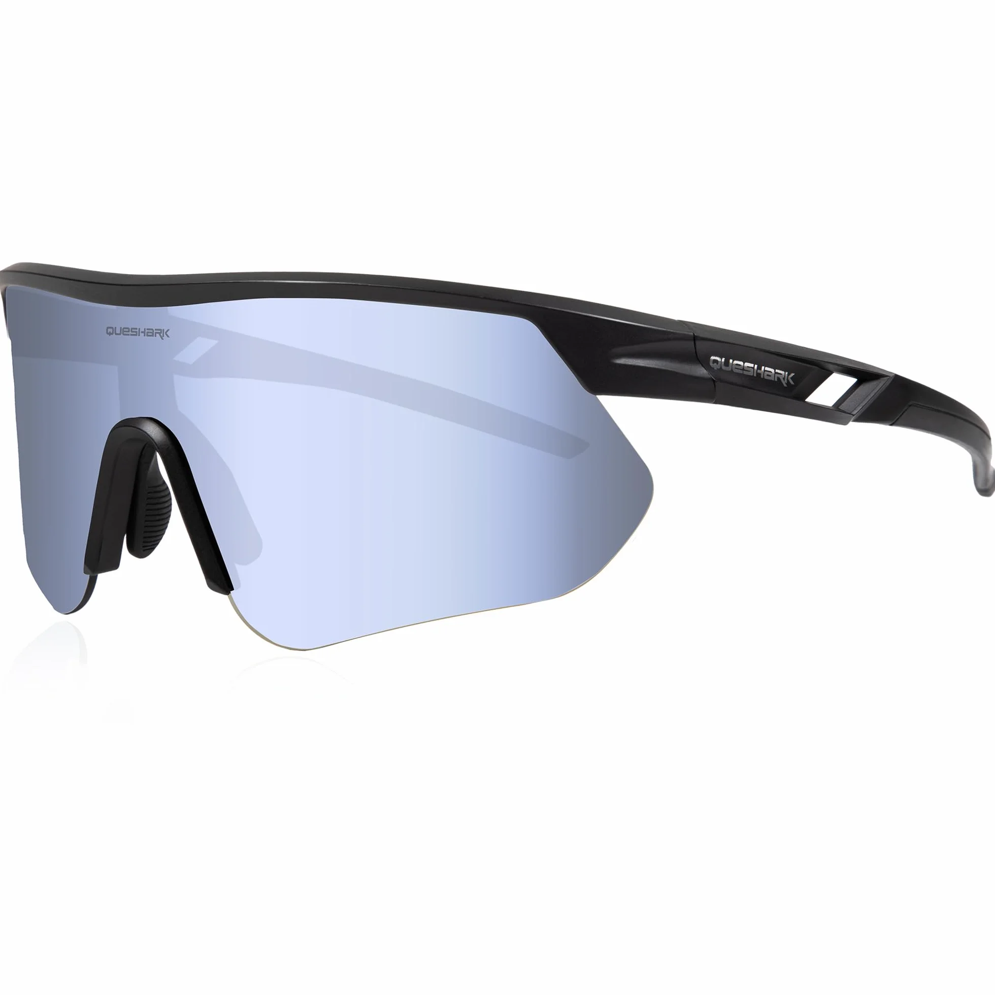 Okulary kolarskie Queshark, okulary przeciwsłoneczne do biegania dla kobiet i mężczyzn, oprawki TR90 i ochrona UV400, sportowe okulary przeciwsłoneczne do jazdy na rowerze, biegania i wędkowania