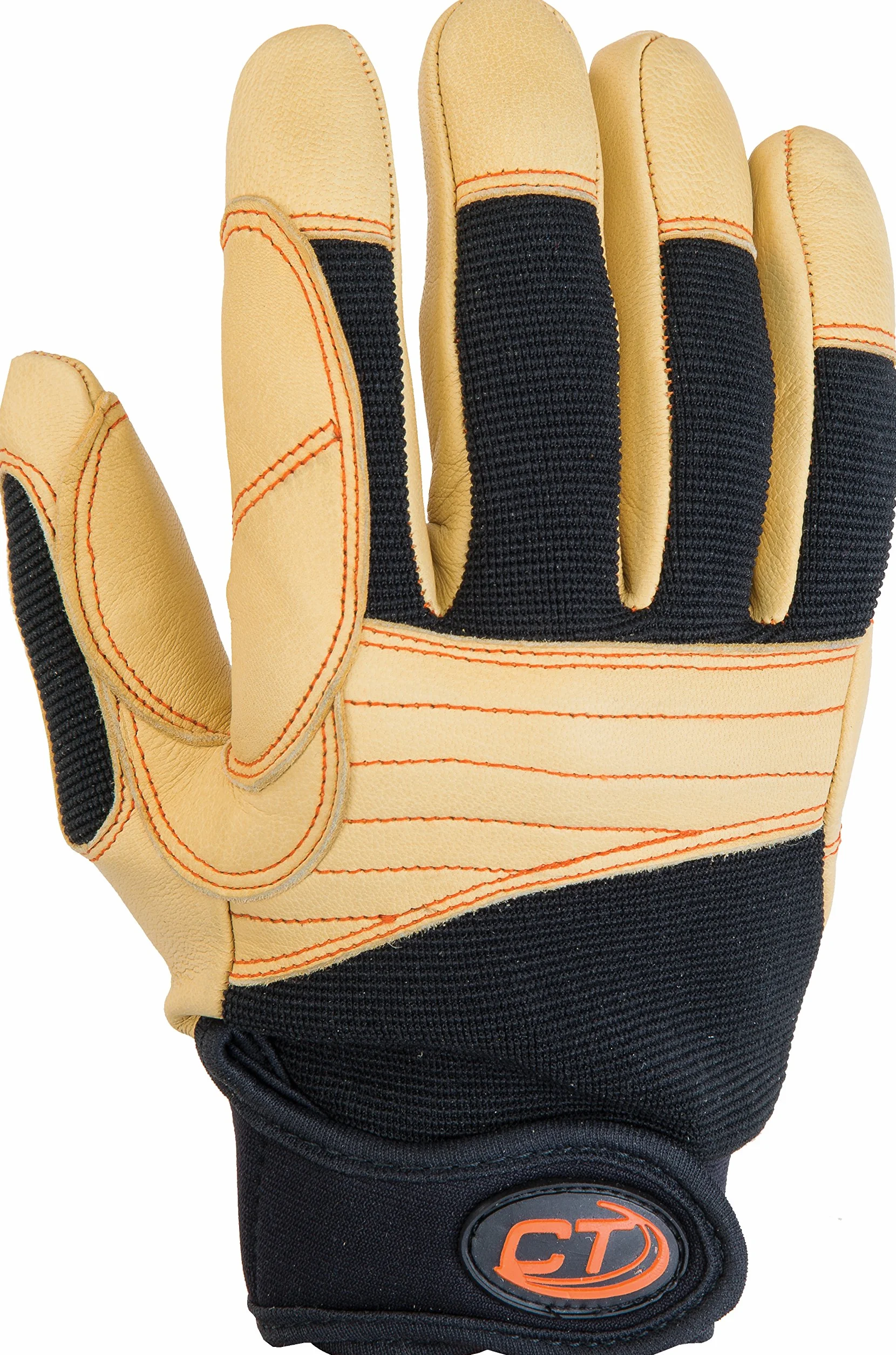 Climbing Technology Progrip Plus Rękawiczki, Czarny/Brązowy, M