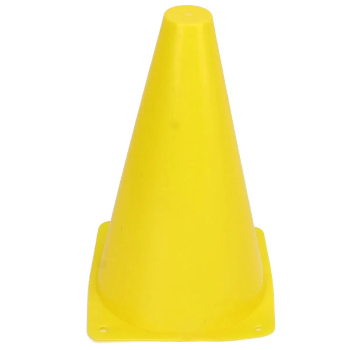 10 Sztuk Zestaw Szyszek Piłkarskich 23cm Boisko Sportowe Znaczniki Stożkowe Treningowe Stożki Drogowe Bariera żółta do Deskorolek Piłkarskich