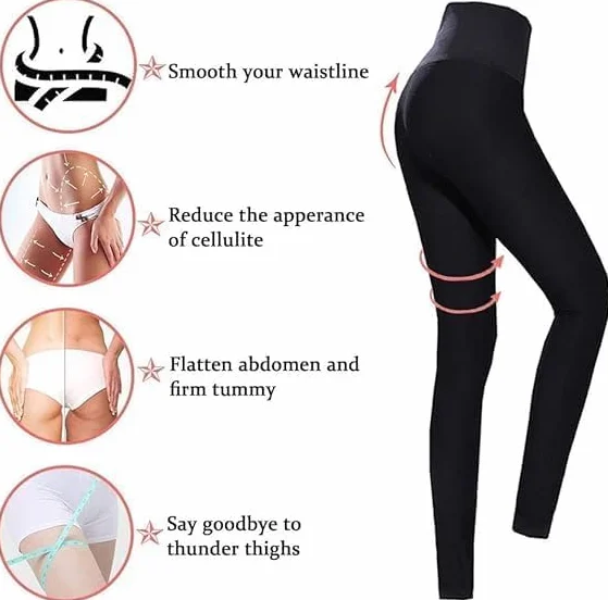 Neoprenowe spodnie odchudzające do sauny damskie legginsy termiczne