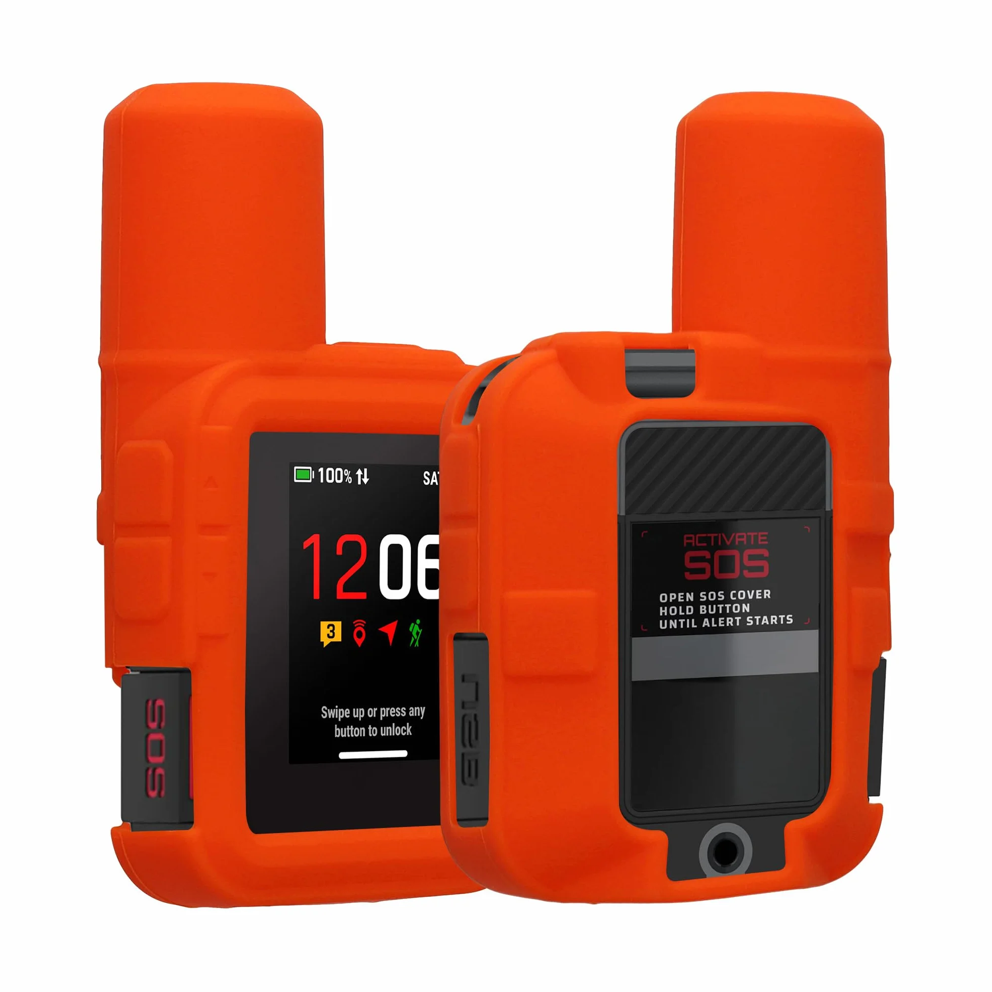 kwmobile Etui ochronne do Garmin inReach Mini 3 / Mini 3 Plus, pomarańczowe